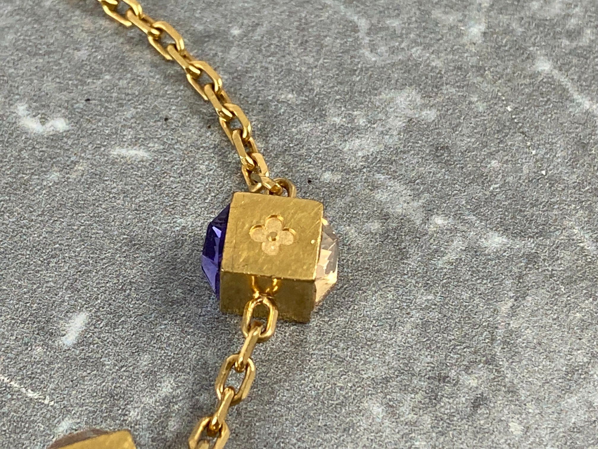 Louis Vuitton Gamble Bracelet Gold-Tone