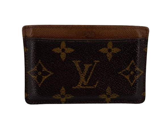 Louis Vuitton Porte-cartes Simple Cardholder Monogram Canvas Armagnac