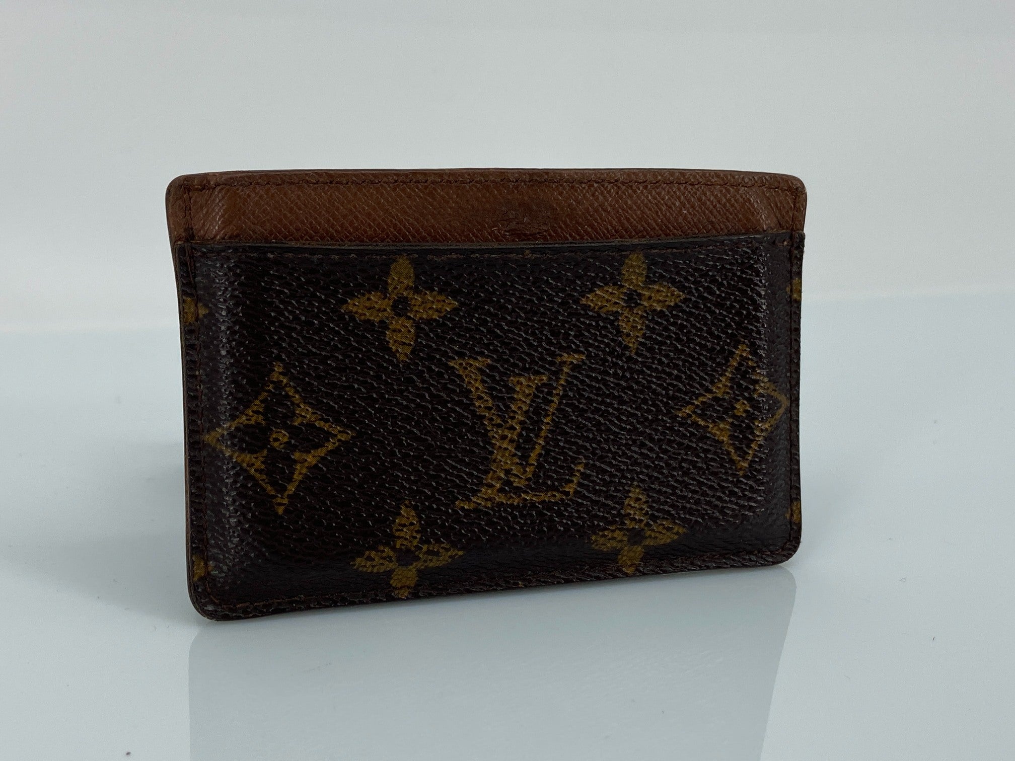 Louis Vuitton Porte-cartes Simple Cardholder Monogram Canvas Armagnac