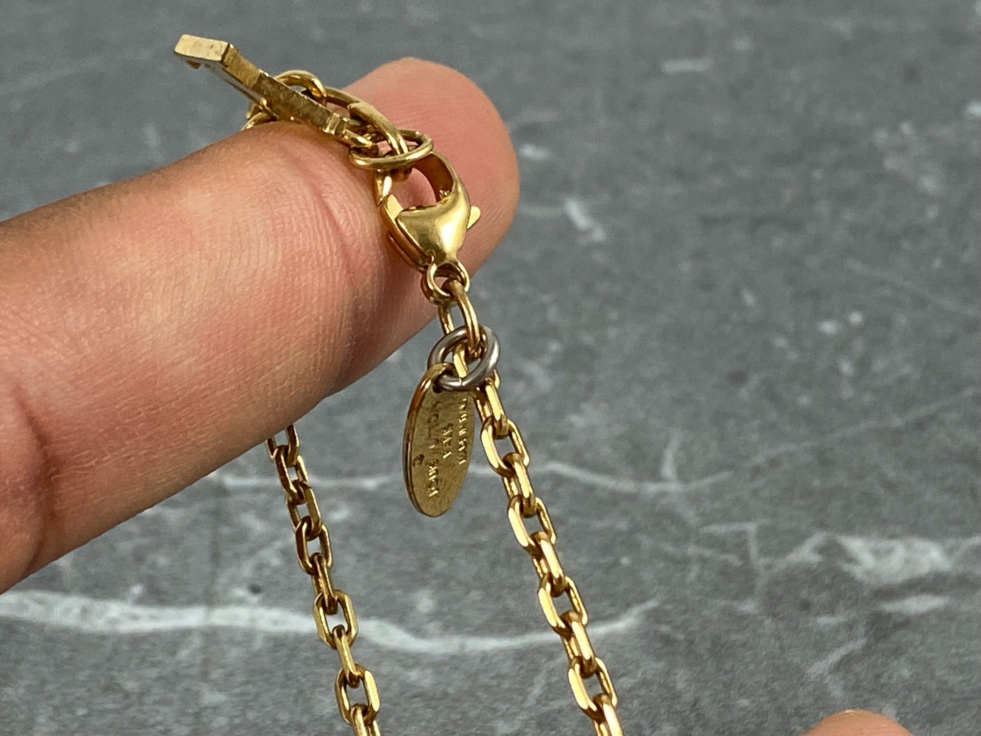 Louis Vuitton Gamble Bracelet Gold-Tone