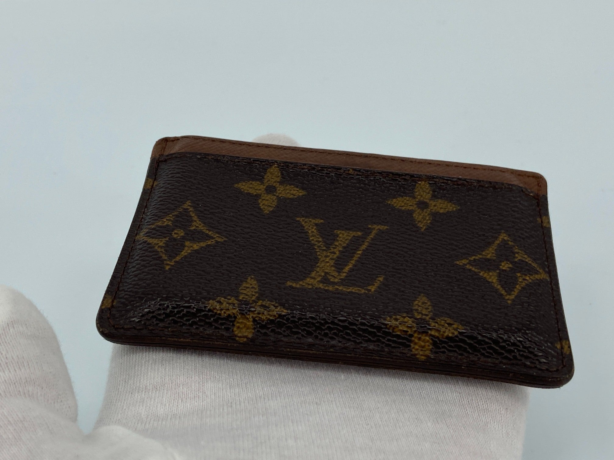 Louis Vuitton Porte-cartes Simple Cardholder Monogram Canvas Armagnac