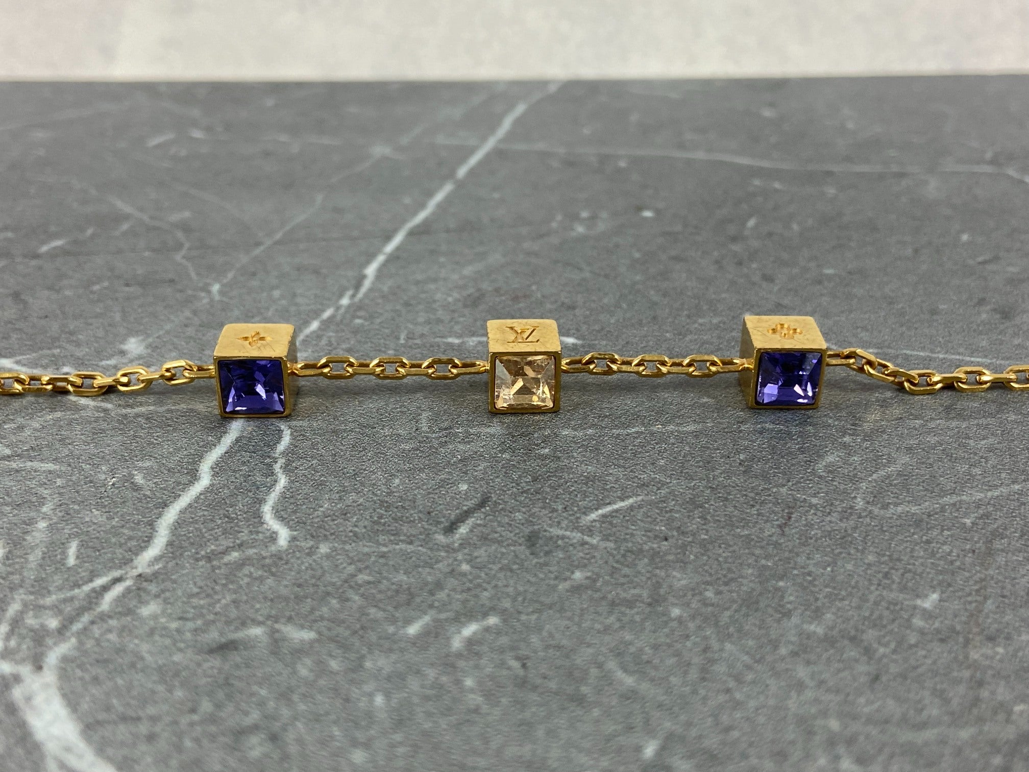 Louis Vuitton Gamble Bracelet Gold-Tone