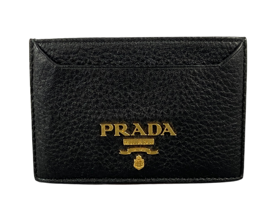 Prada Cardholder Black Leather