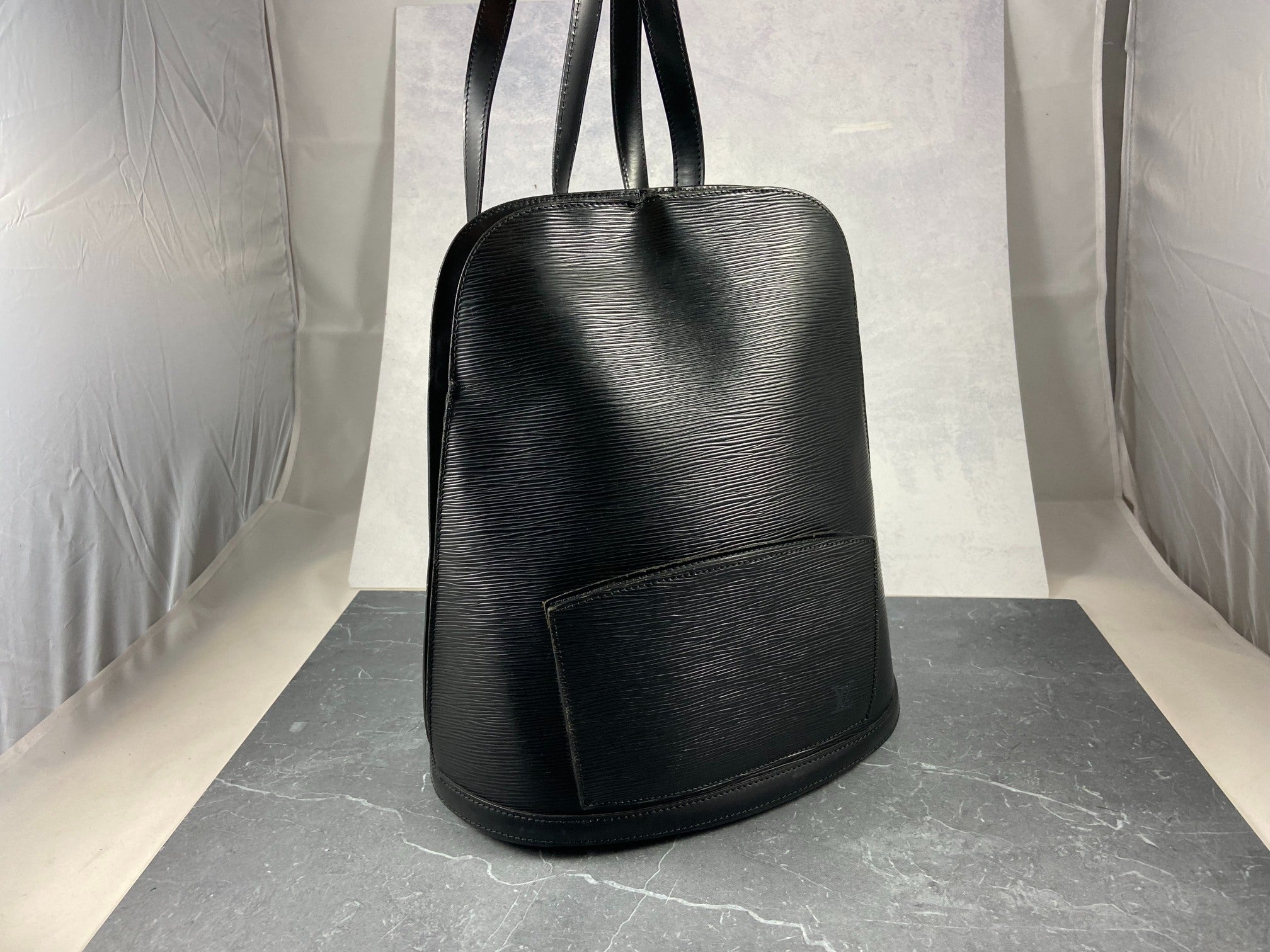 Louis Vuitton Gobelins Backpack Black Epi Leather