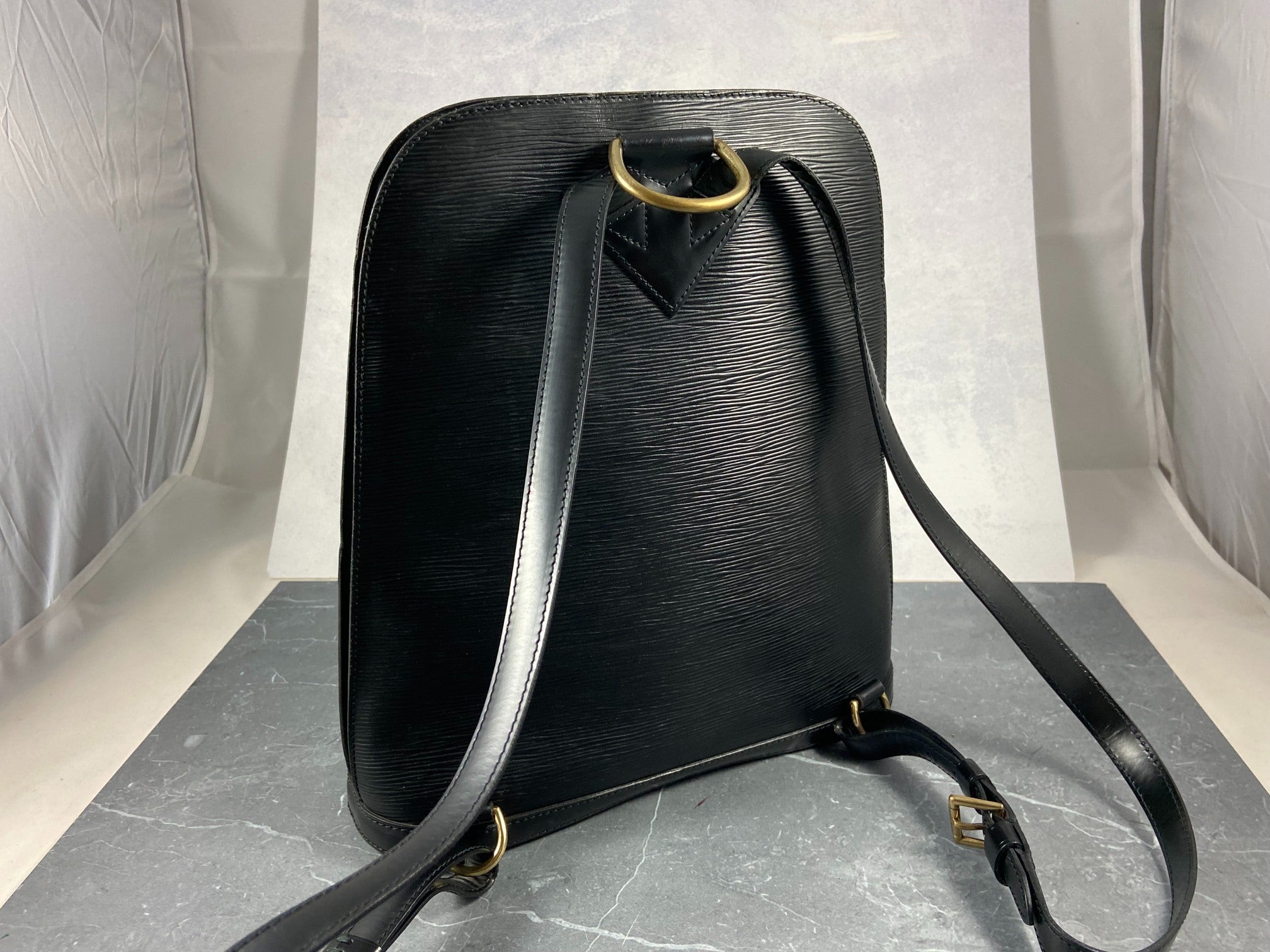 Louis Vuitton Gobelins Backpack Black Epi Leather