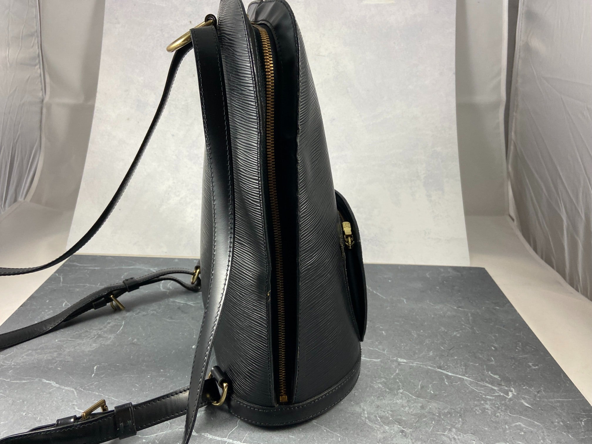 Louis Vuitton Gobelins Backpack Black Epi Leather