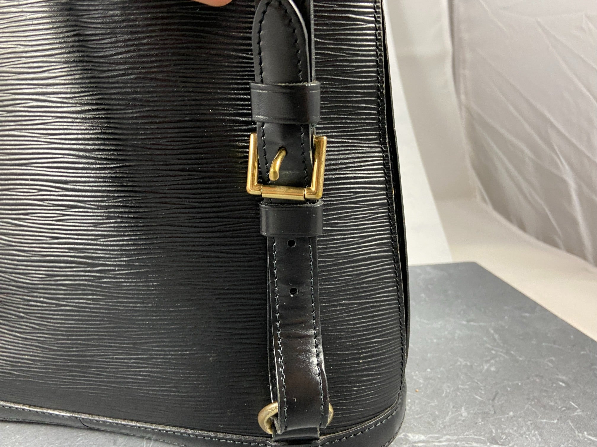 Louis Vuitton Gobelins Backpack Black Epi Leather