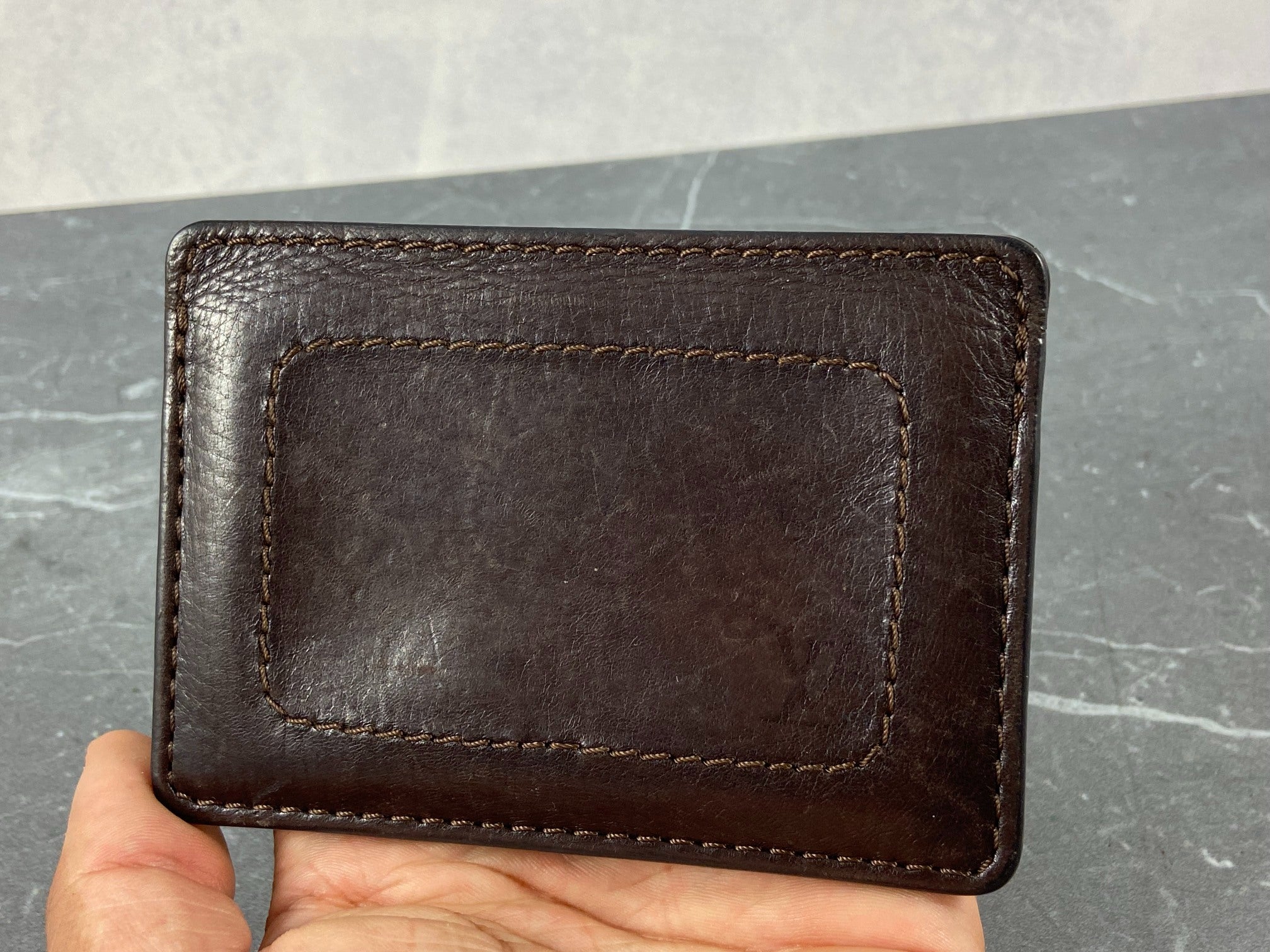 Louis Vuitton Cardholder Brown Utah Leather