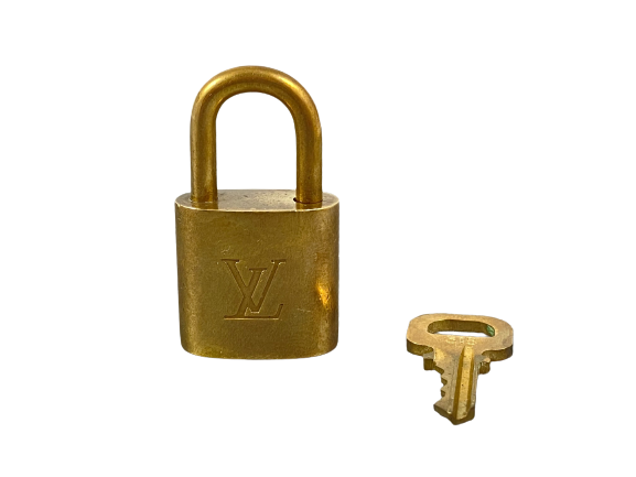 Louis Vuitton Lock Gold Tone No. 318