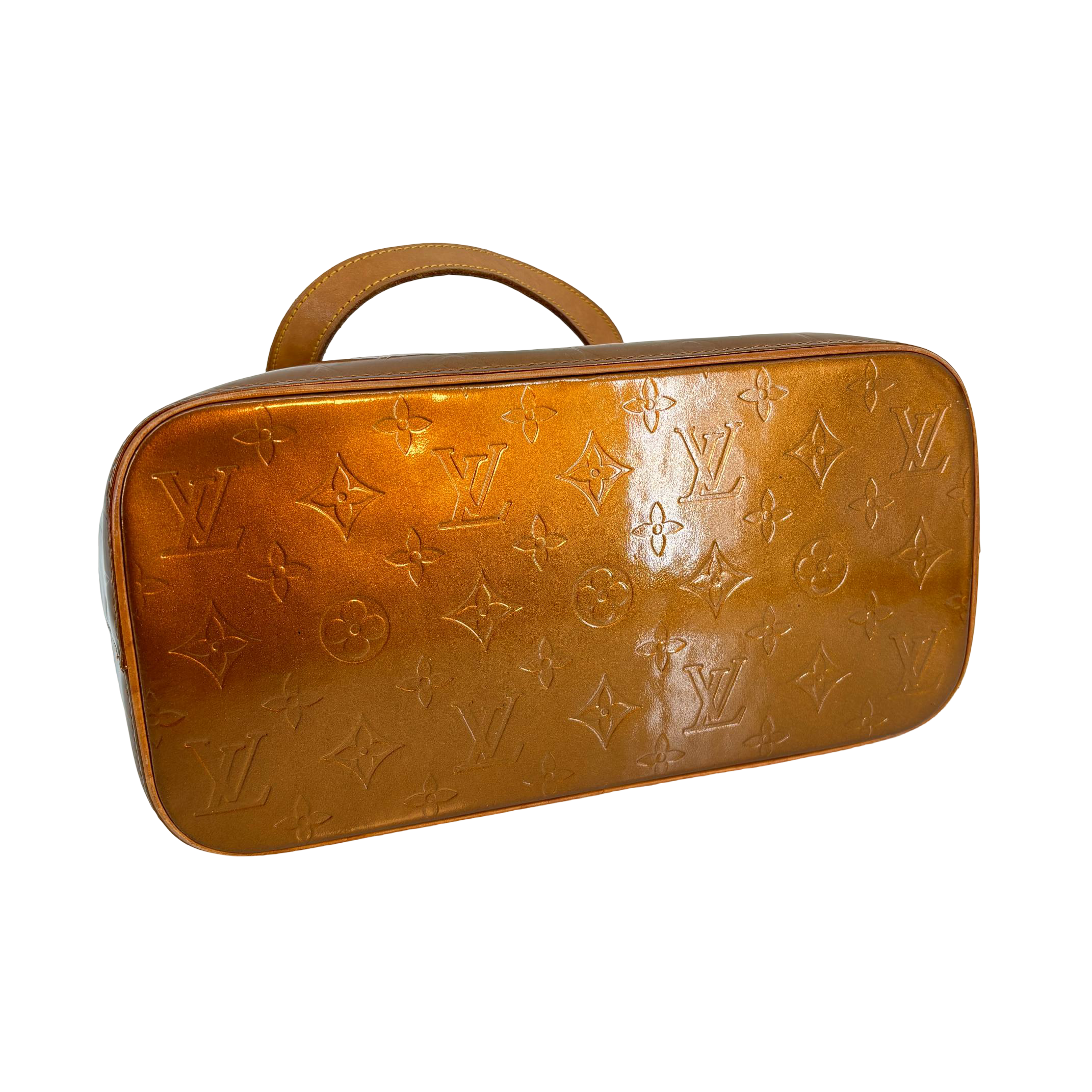 Louis Vuitton Houston Bag Brown Vernis Leather