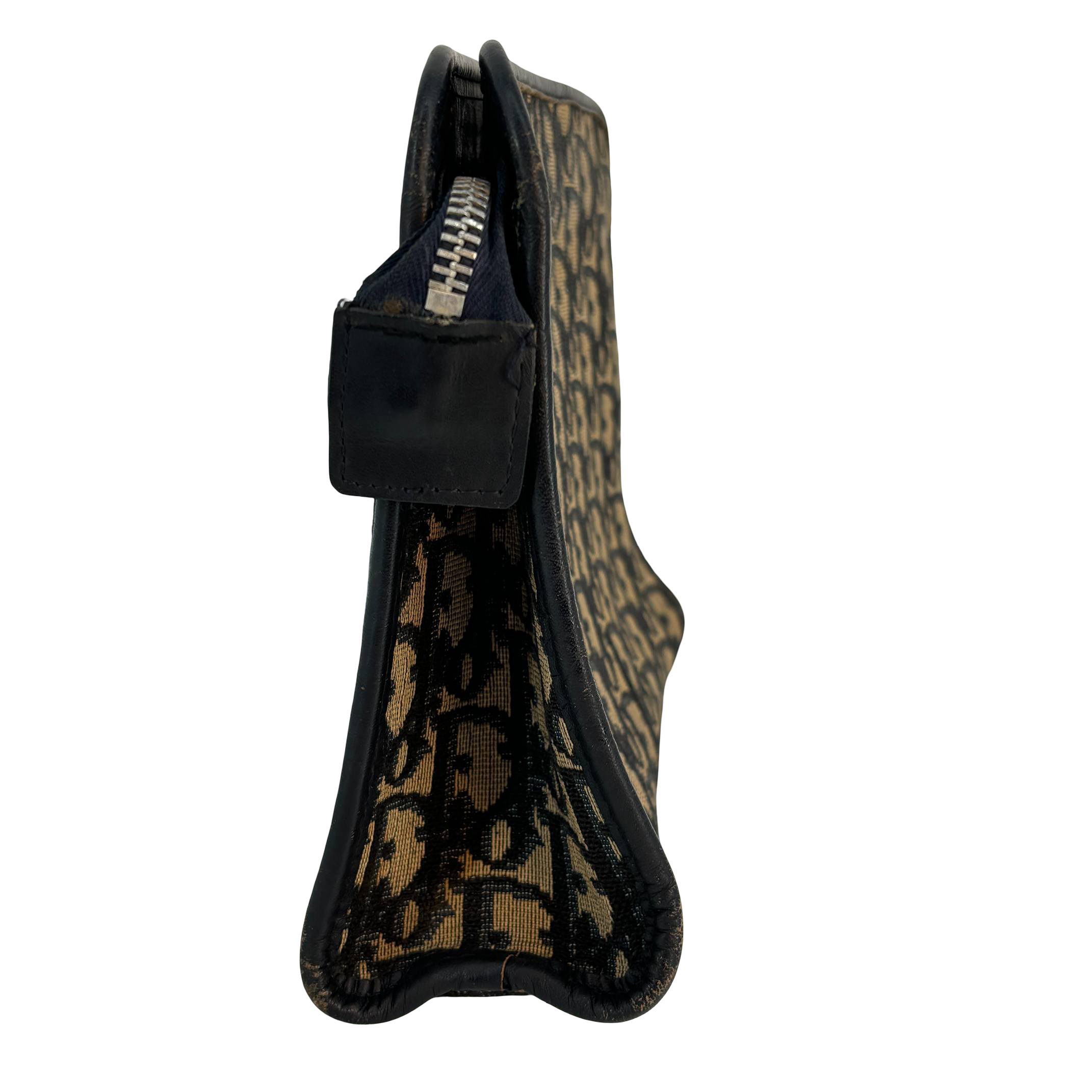 Christian Dior Oblique Clutch / Pouch Blue Trotter Monogram