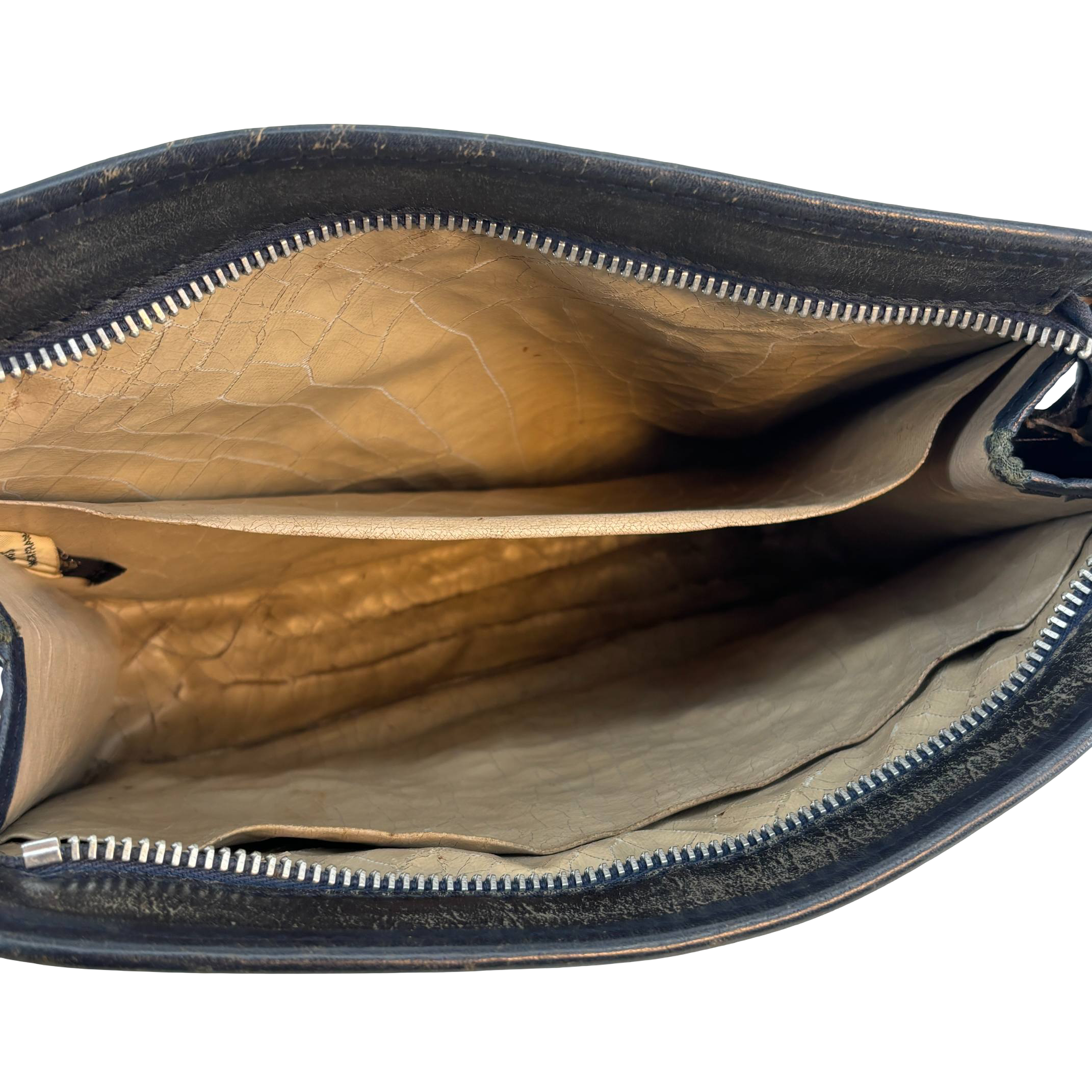 Christian Dior Oblique Clutch / Pouch Blue Trotter Monogram