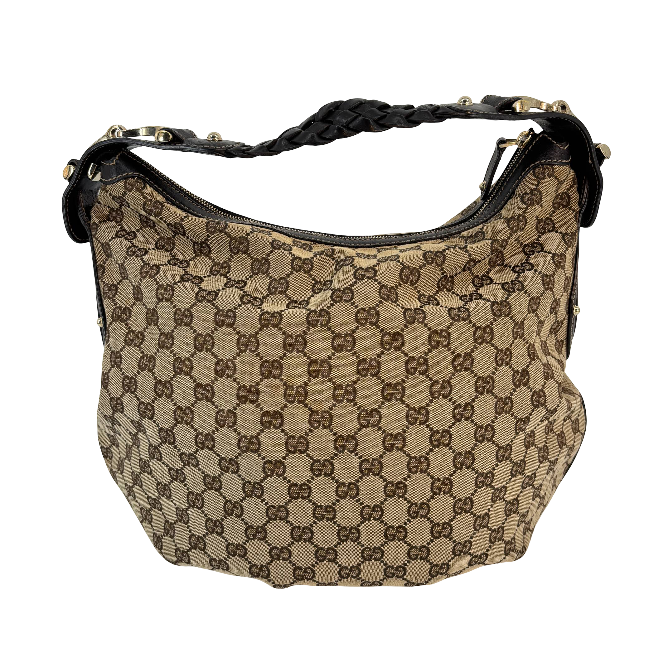 Gucci Pelham Hobo Bag Beige GG Monogram