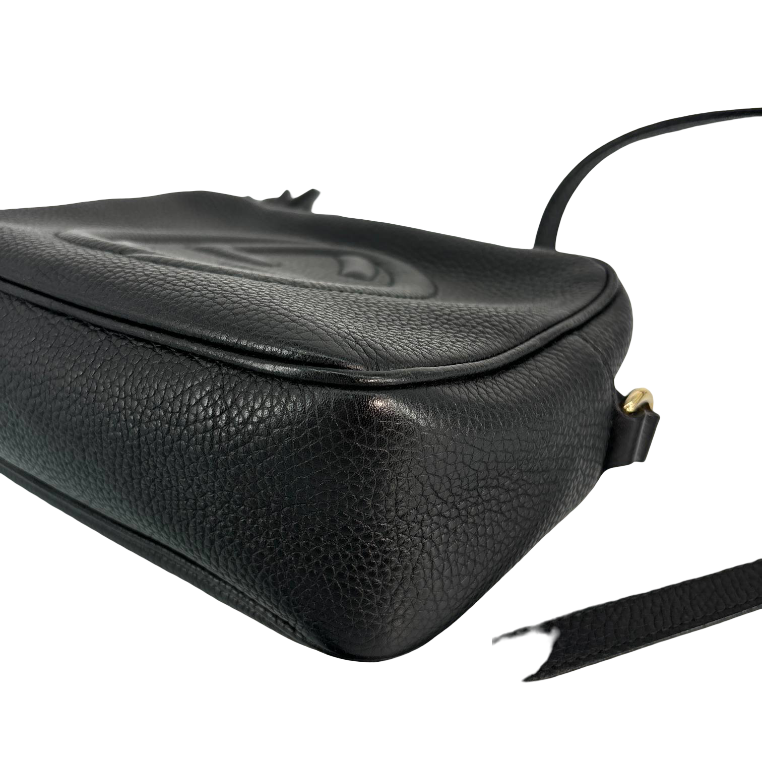 Gucci Soho Disco Shoulder Bag Black Leather