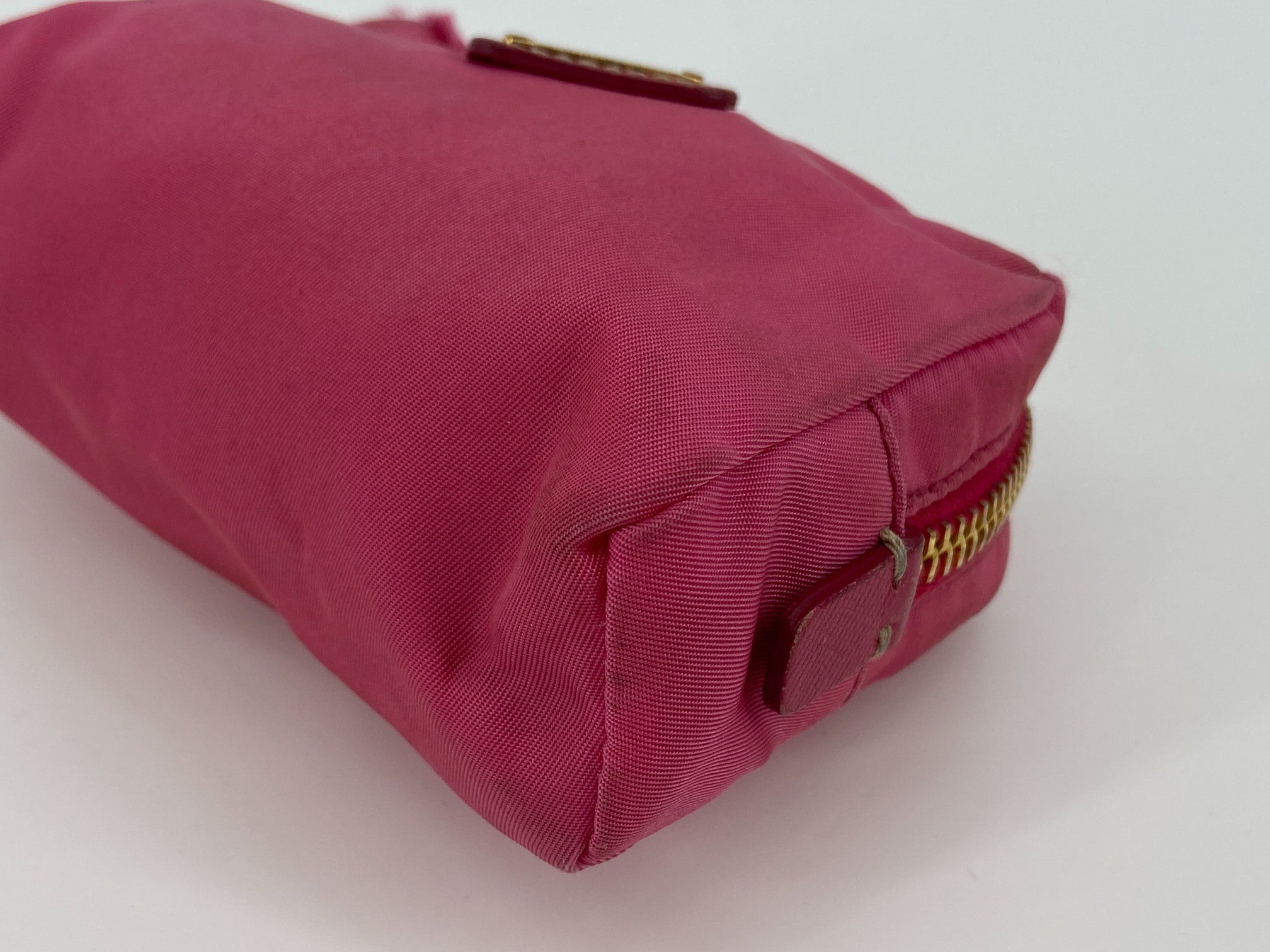 Prada Tessuto Nylon Pouch Pink