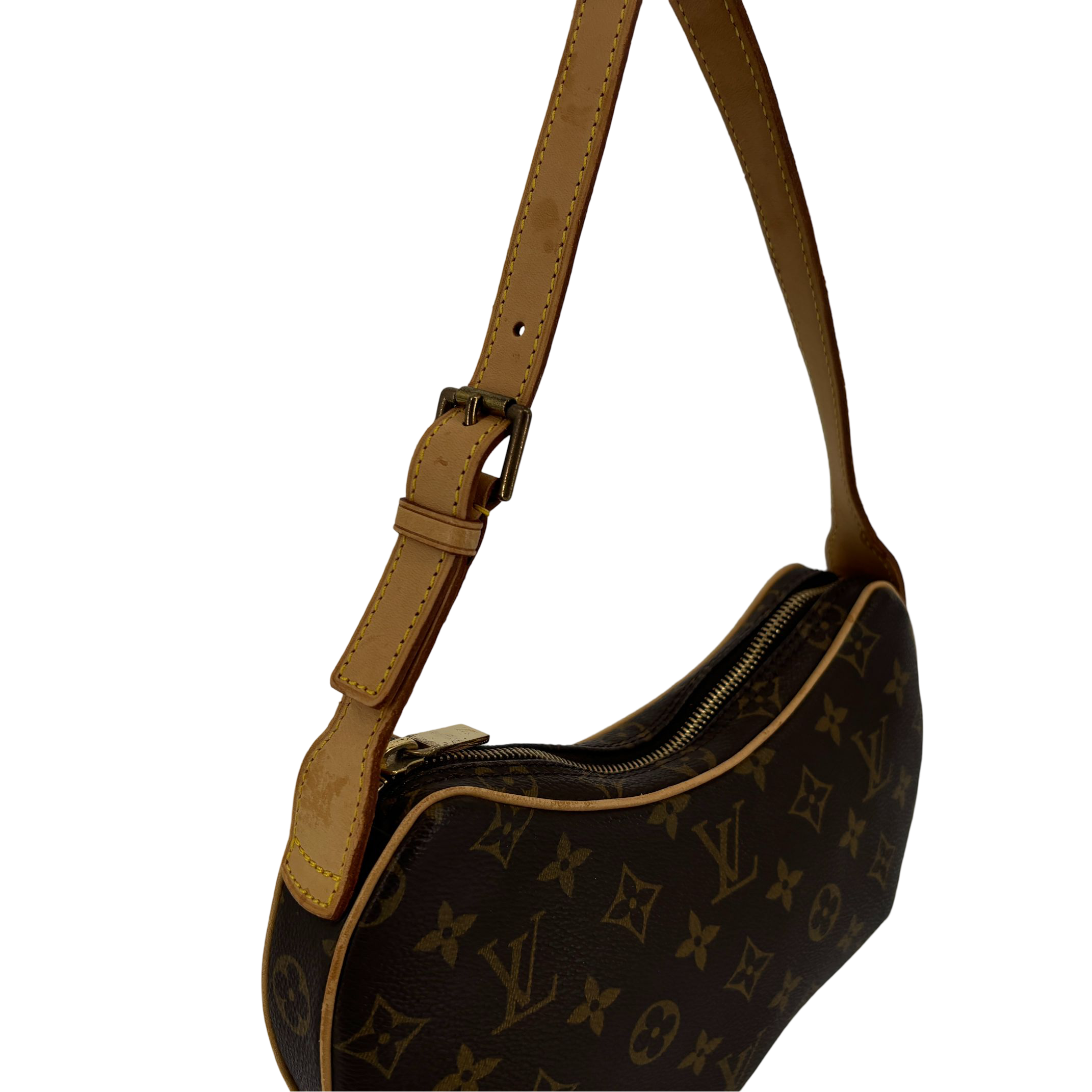 Louis Vuitton Croissant PM Hobo Bag Monogram Canvas