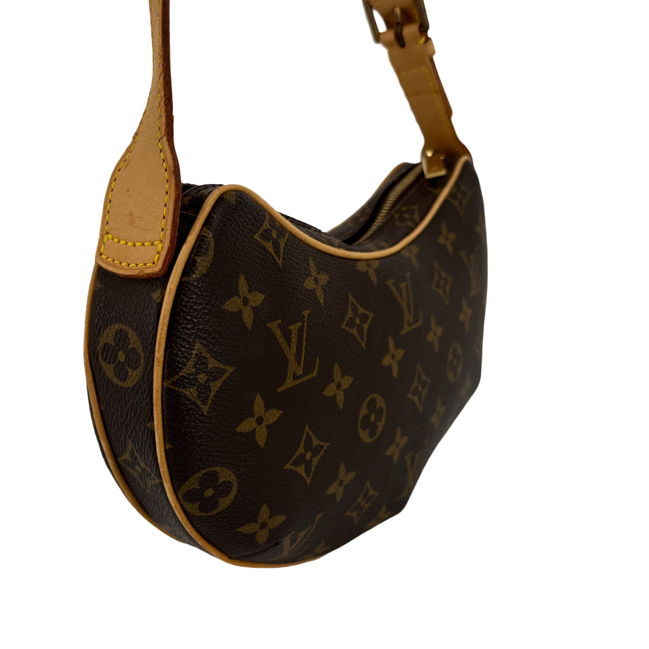 Louis Vuitton Croissant PM Hobo Bag Monogram Canvas