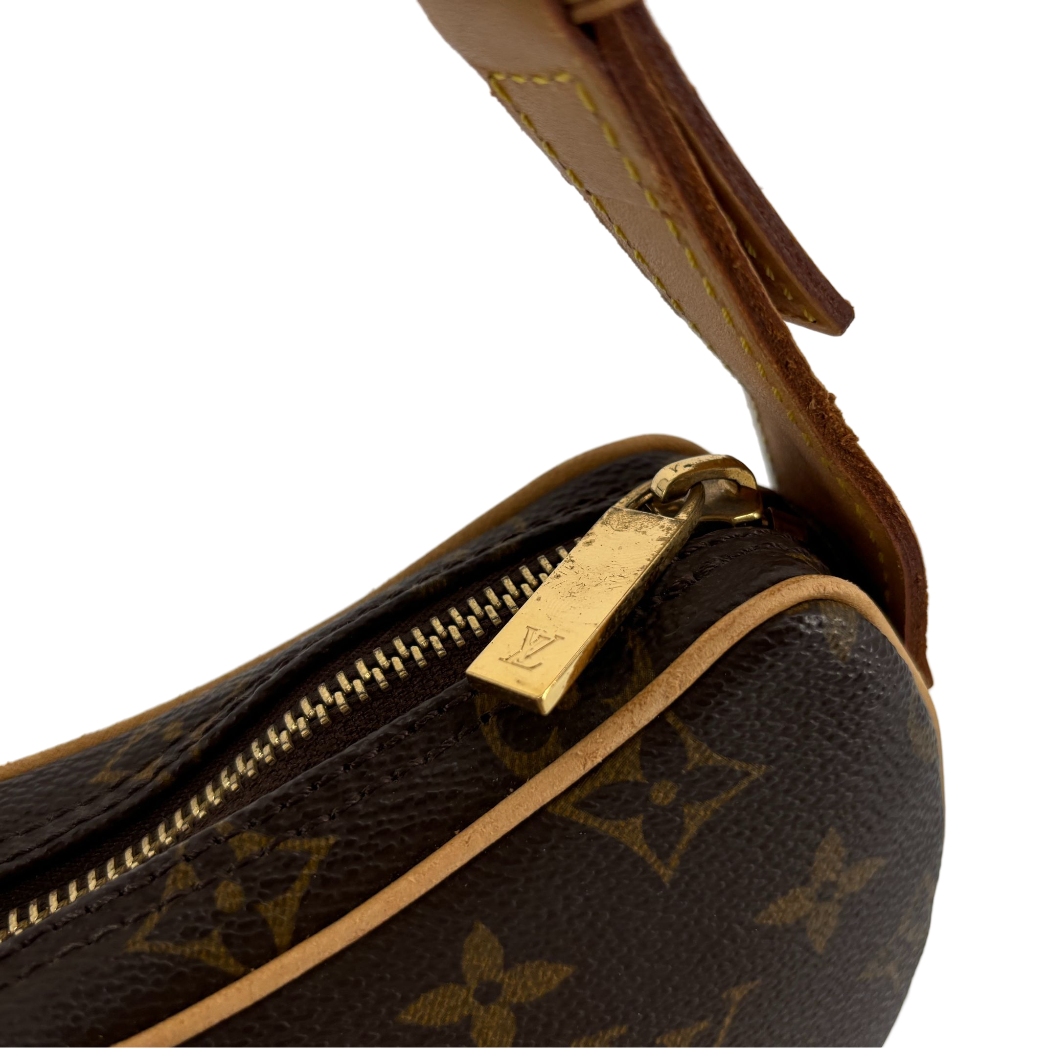 Louis Vuitton Croissant PM Hobo Bag Monogram Canvas