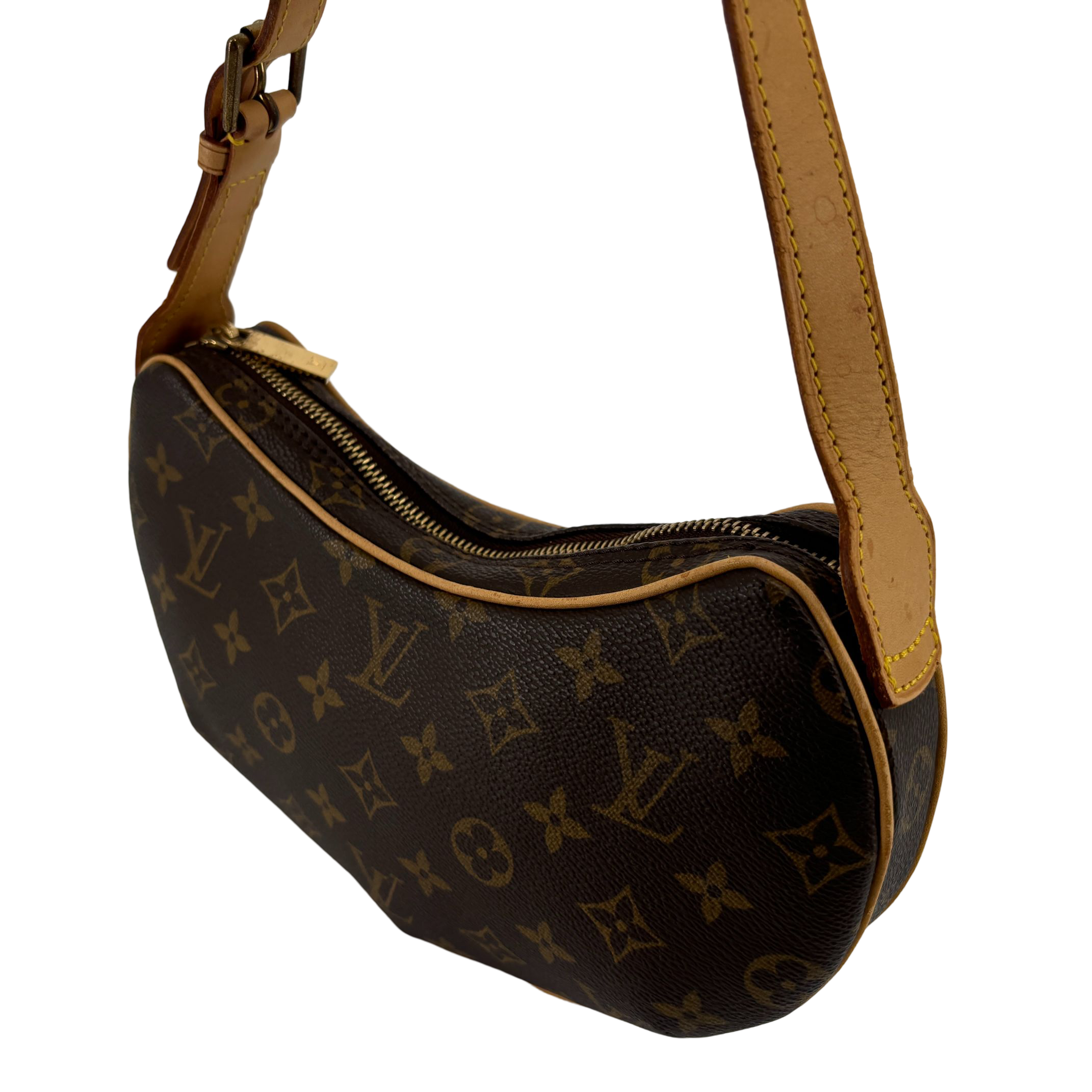 Louis Vuitton Croissant PM Hobo Bag Monogram Canvas