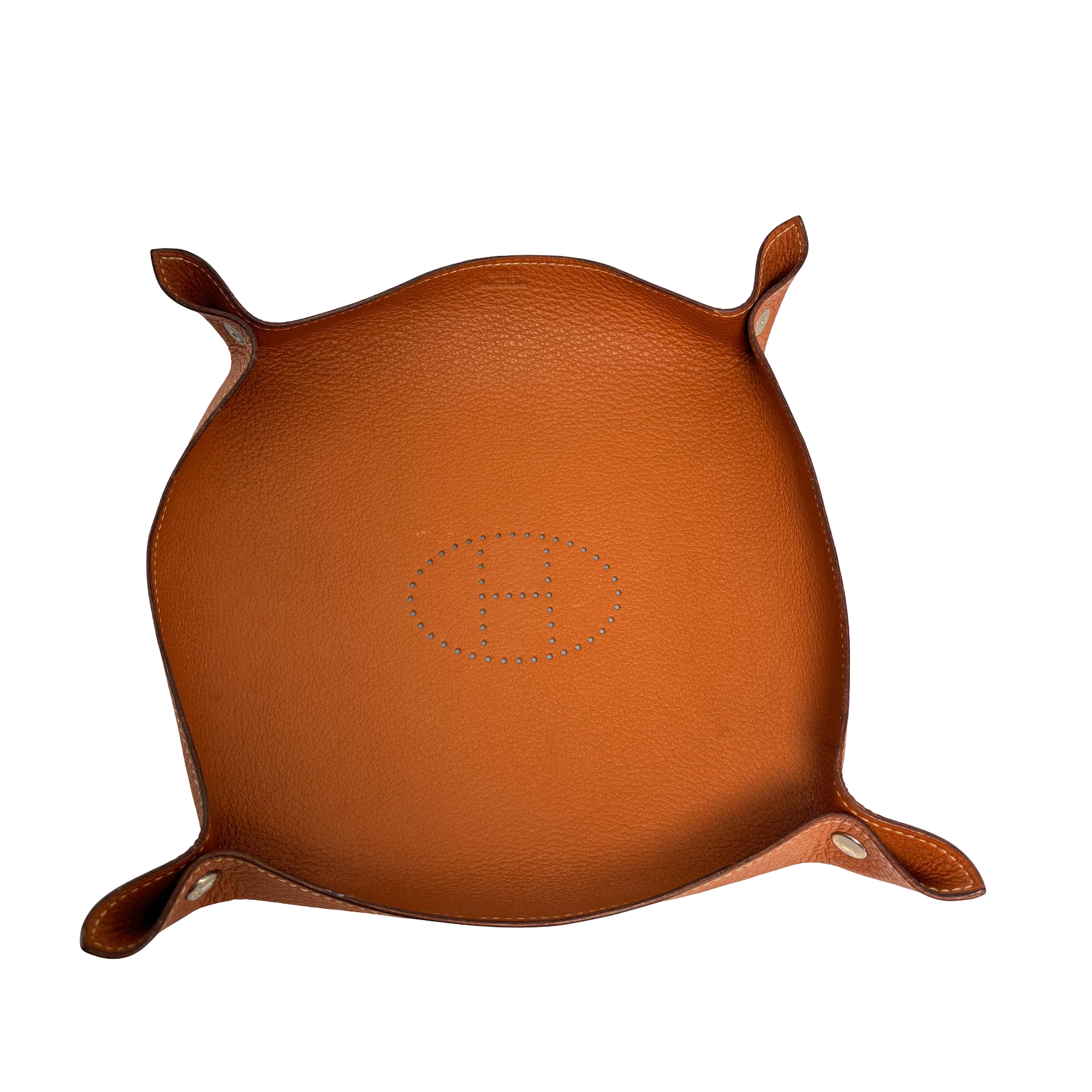 Hermès Mises et Relances Catchall Tray Brown leather