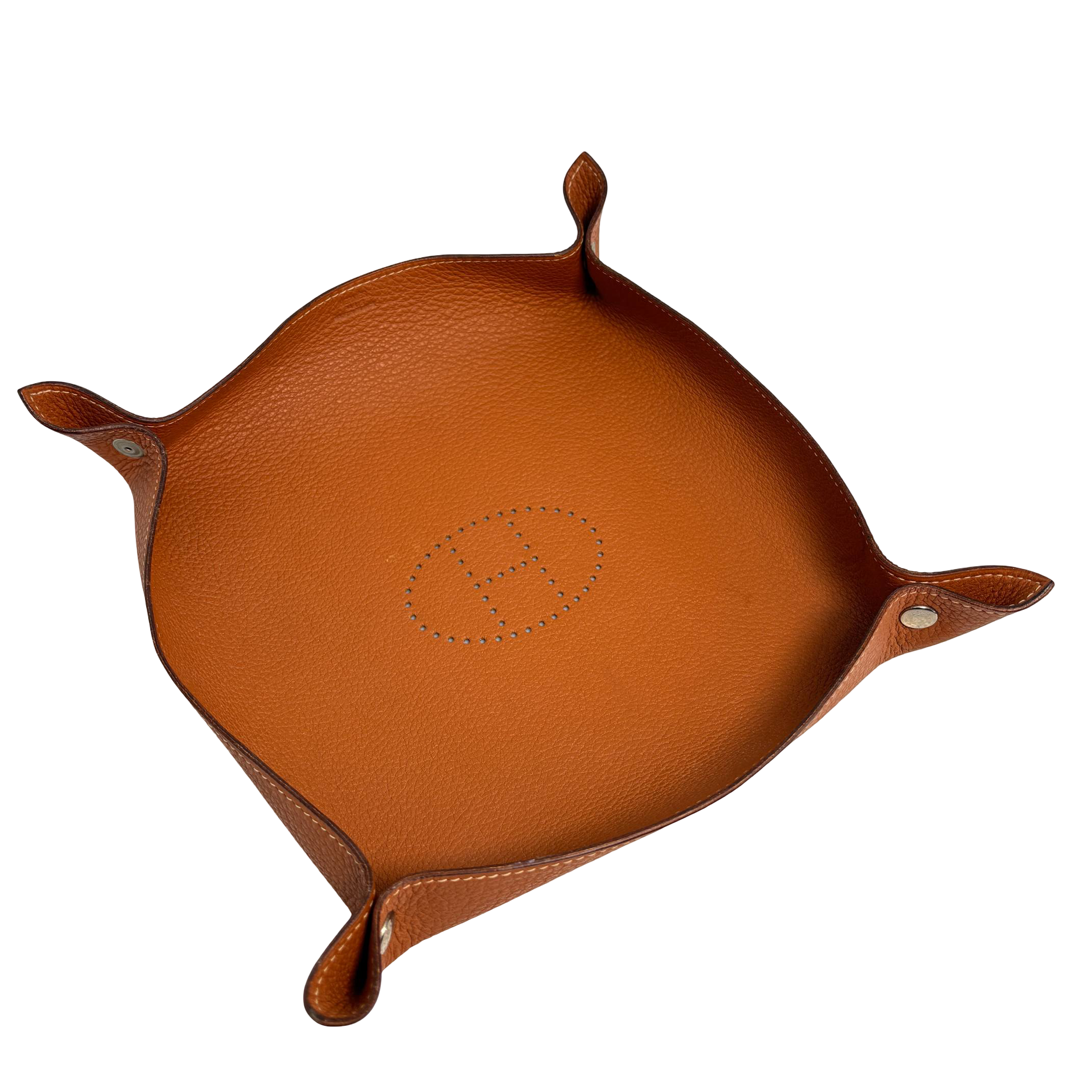 Hermès Mises et Relances Catchall Tray Brown leather