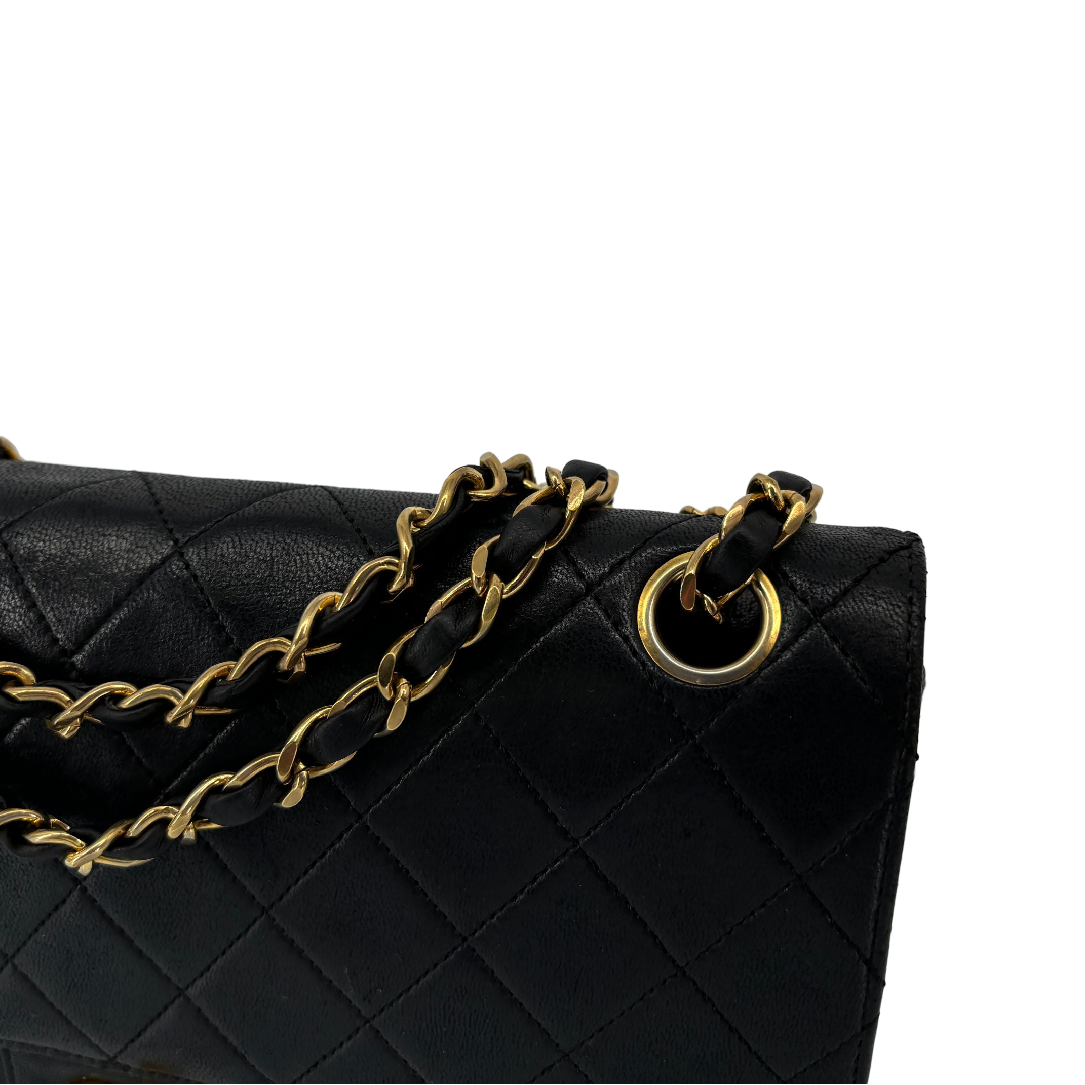 Chanel Timeless / Classique Double Flap Bag Black Matelassé Leather Medium incl. Dustbag