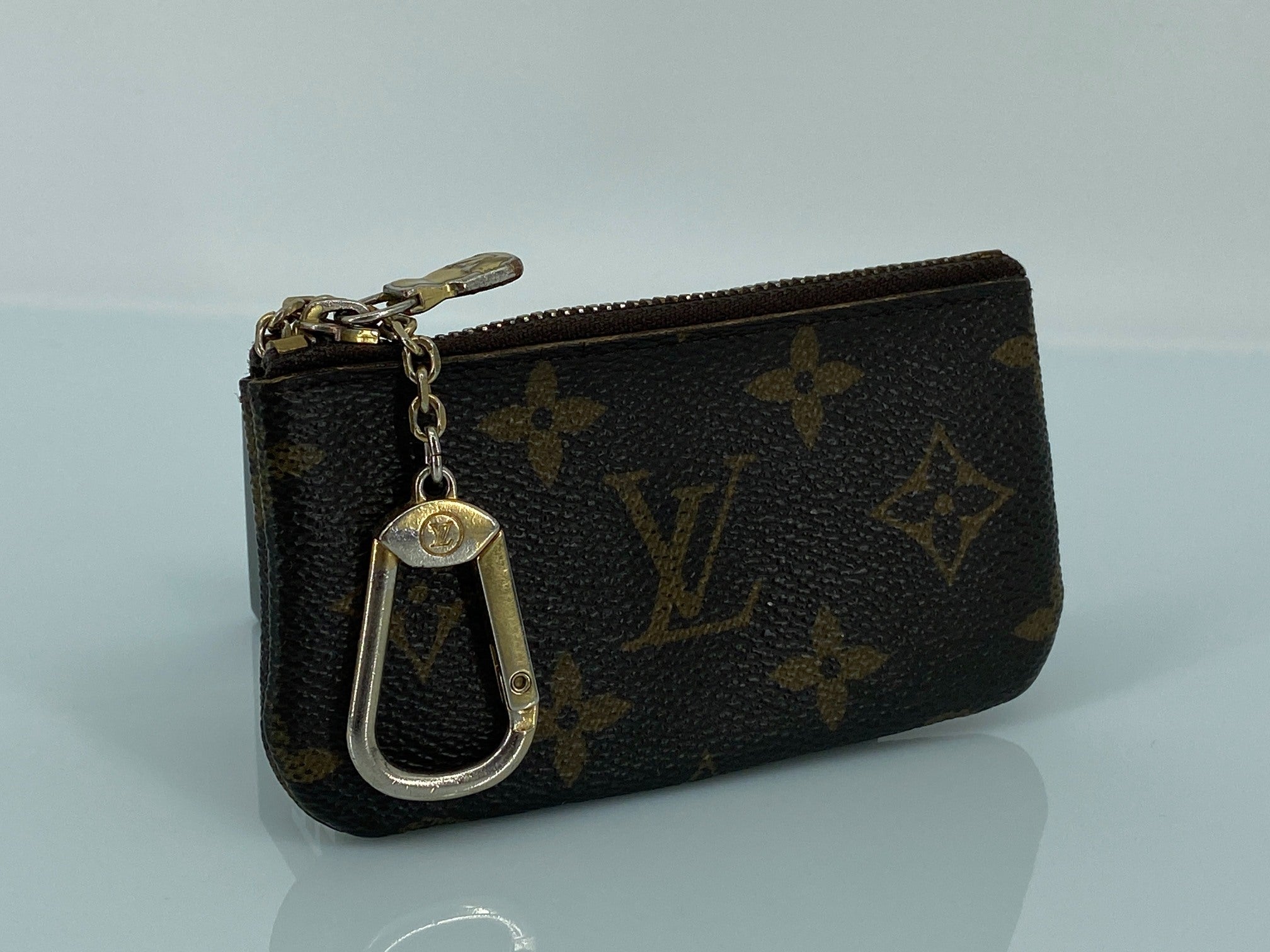 Louis Vuitton Pochette Cles Key Pouch Monogram Canvas