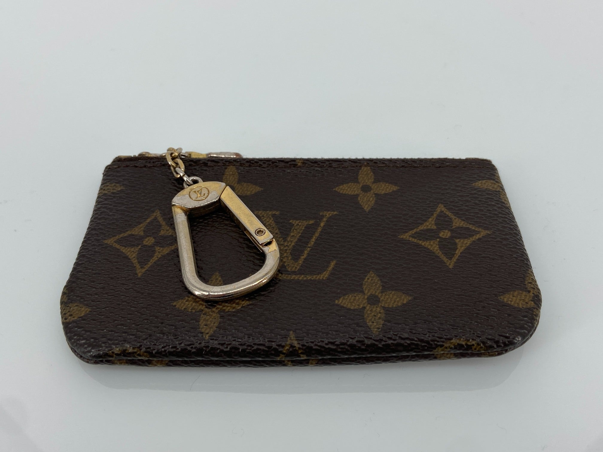 Louis Vuitton Pochette Cles Key Pouch Monogram Canvas