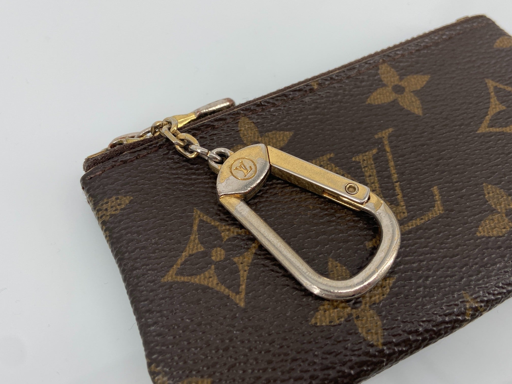 Louis Vuitton Pochette Cles Key Pouch Monogram Canvas