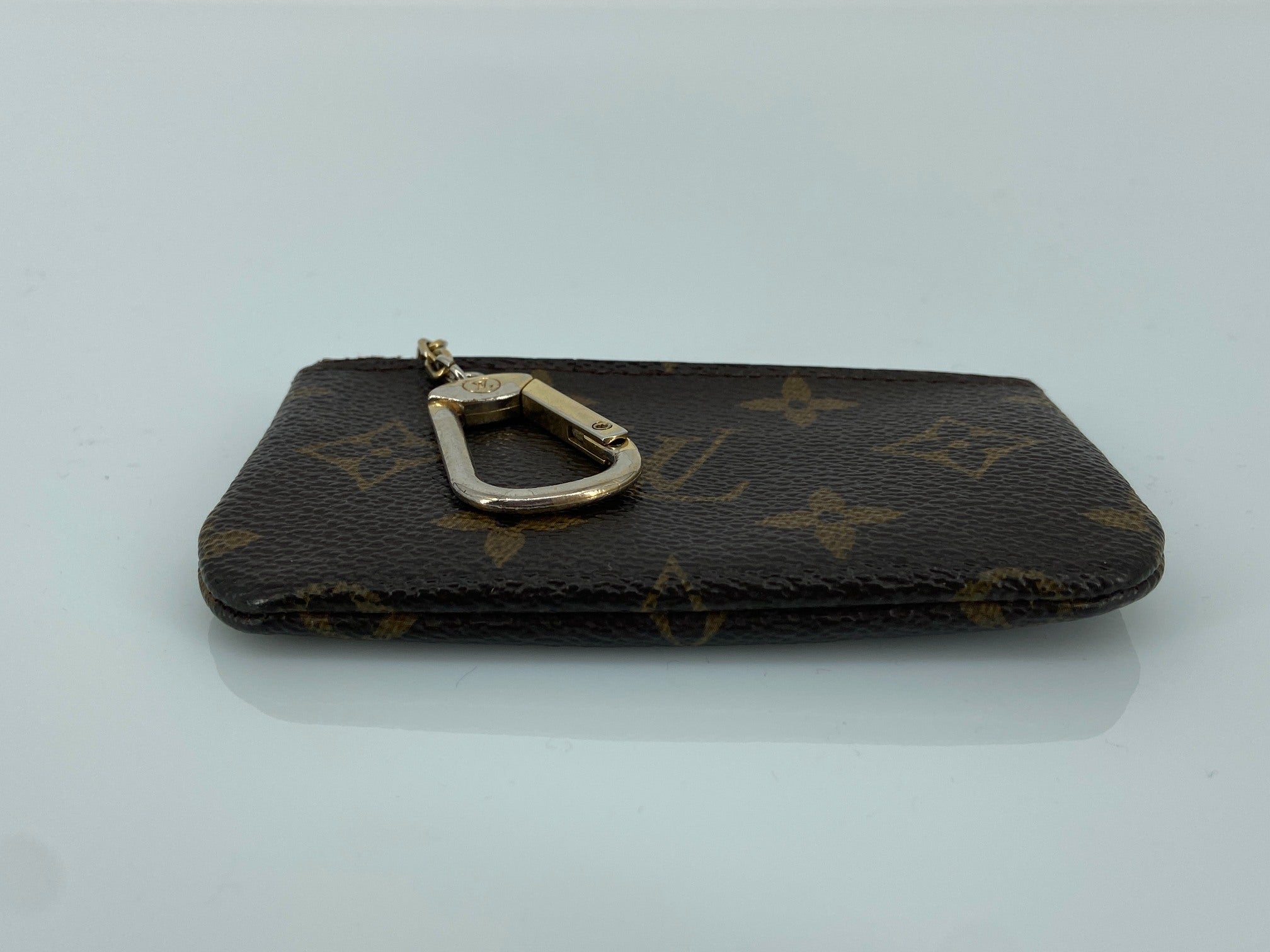 Louis Vuitton Pochette Cles Key Pouch Monogram Canvas