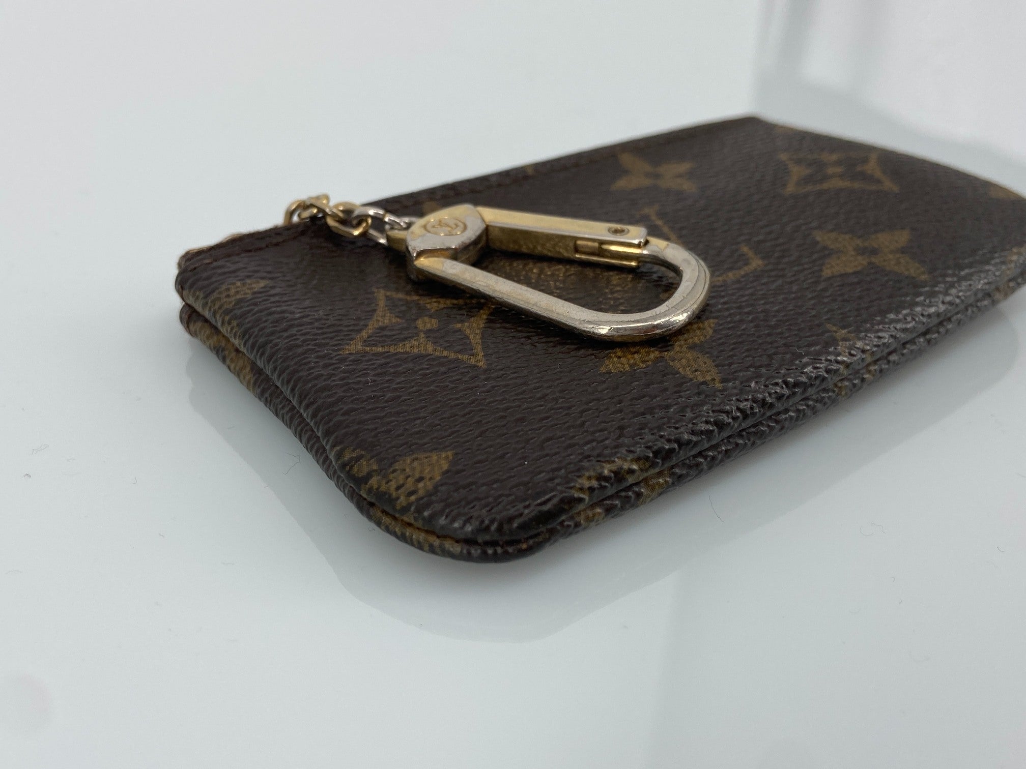 Louis Vuitton Pochette Cles Key Pouch Monogram Canvas