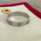 Cartier Love Ring White Gold Size 54