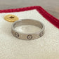 Cartier Love Ring White Gold Size 54