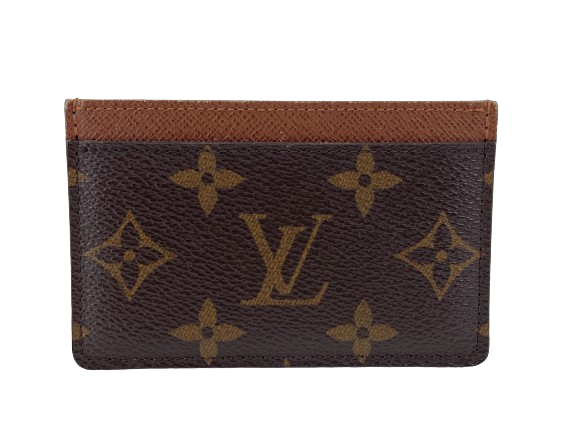 Louis Vuitton Porte-cartes Simple Cardholder Monogram Canvas Armagnac