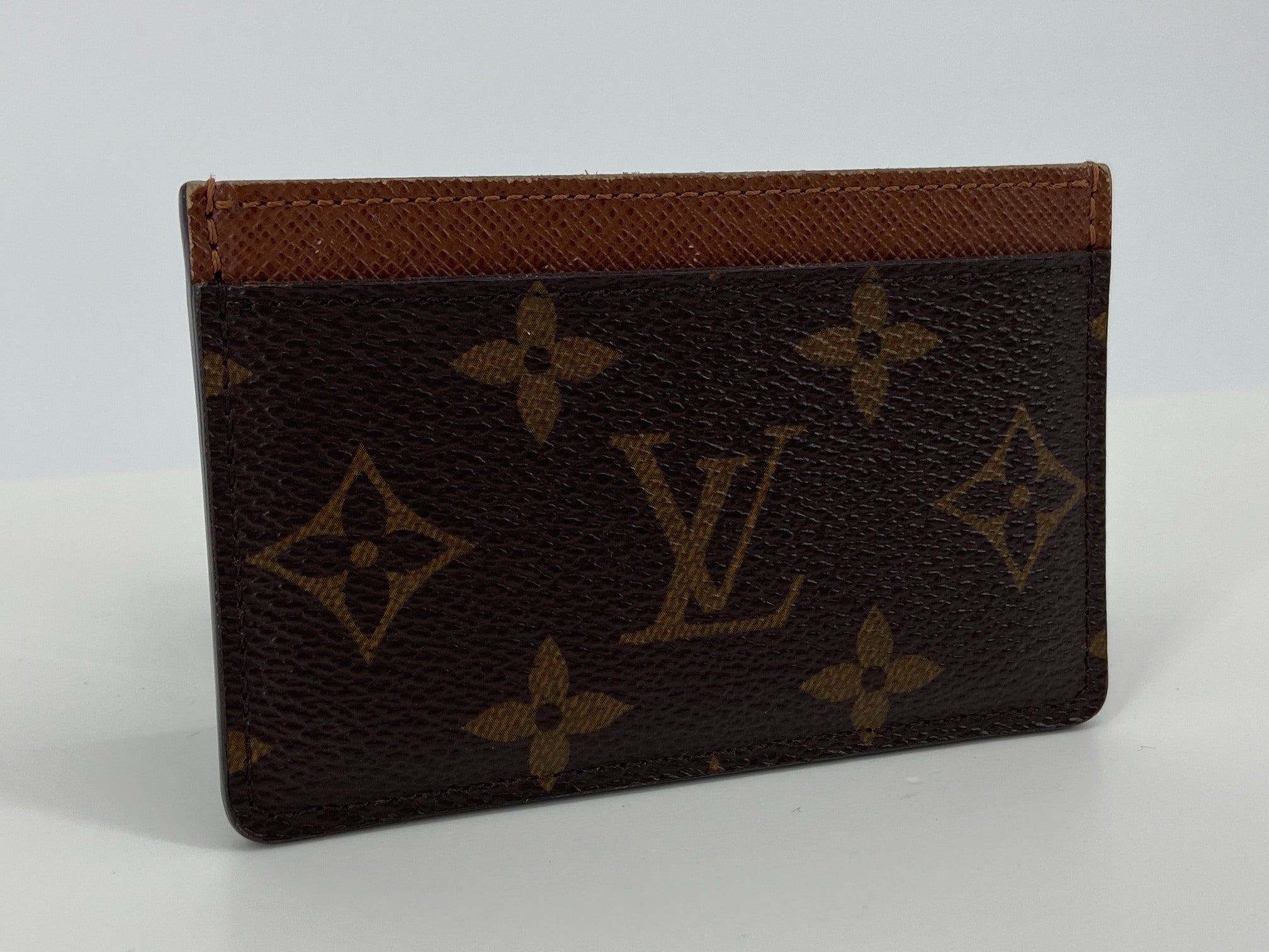 Louis Vuitton Porte-cartes Simple Cardholder Monogram Canvas Armagnac