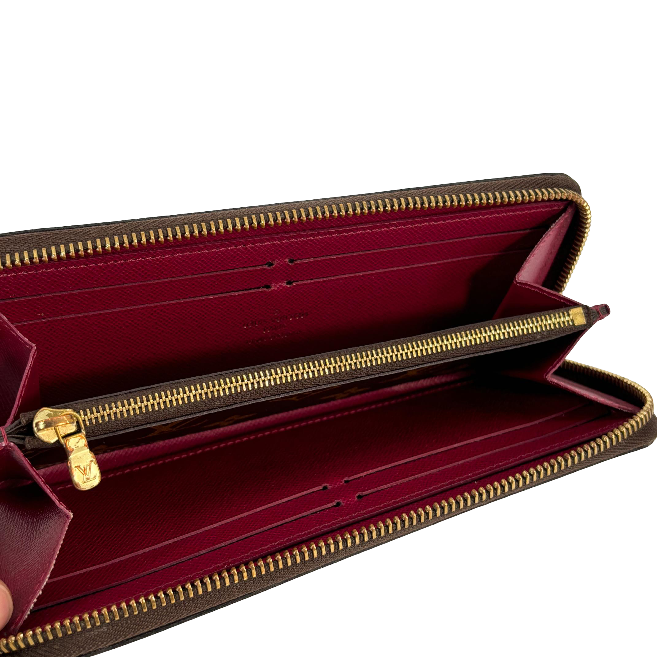 Louis Vuitton Clemence Zippy Wallet Monogram Canvas