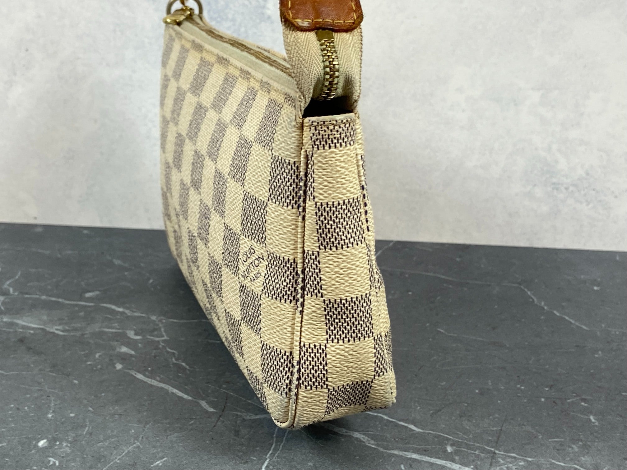 Louis Vuitton Pochette Accessoires Damier Azur Canvas