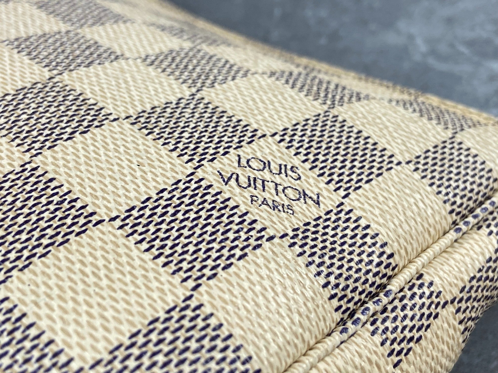 Louis Vuitton Pochette Accessoires Damier Azur Canvas