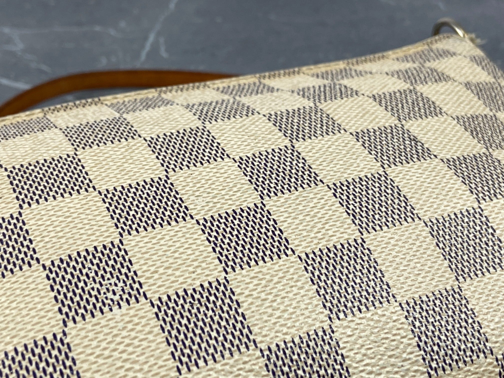 Louis Vuitton Pochette Accessoires Damier Azur Canvas