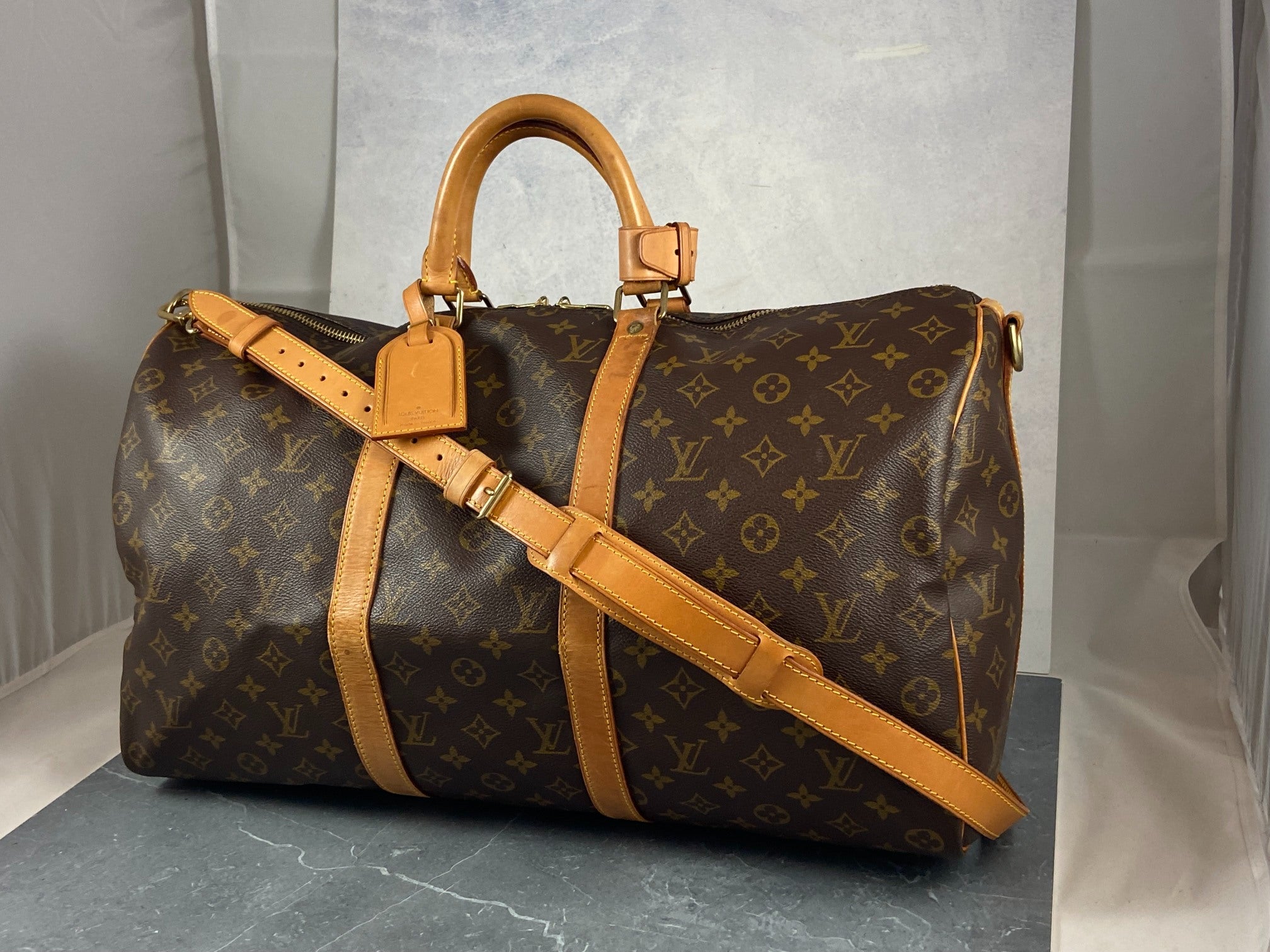 Louis Vuitton Keepall 50 Bandouliere Monogram Canvas