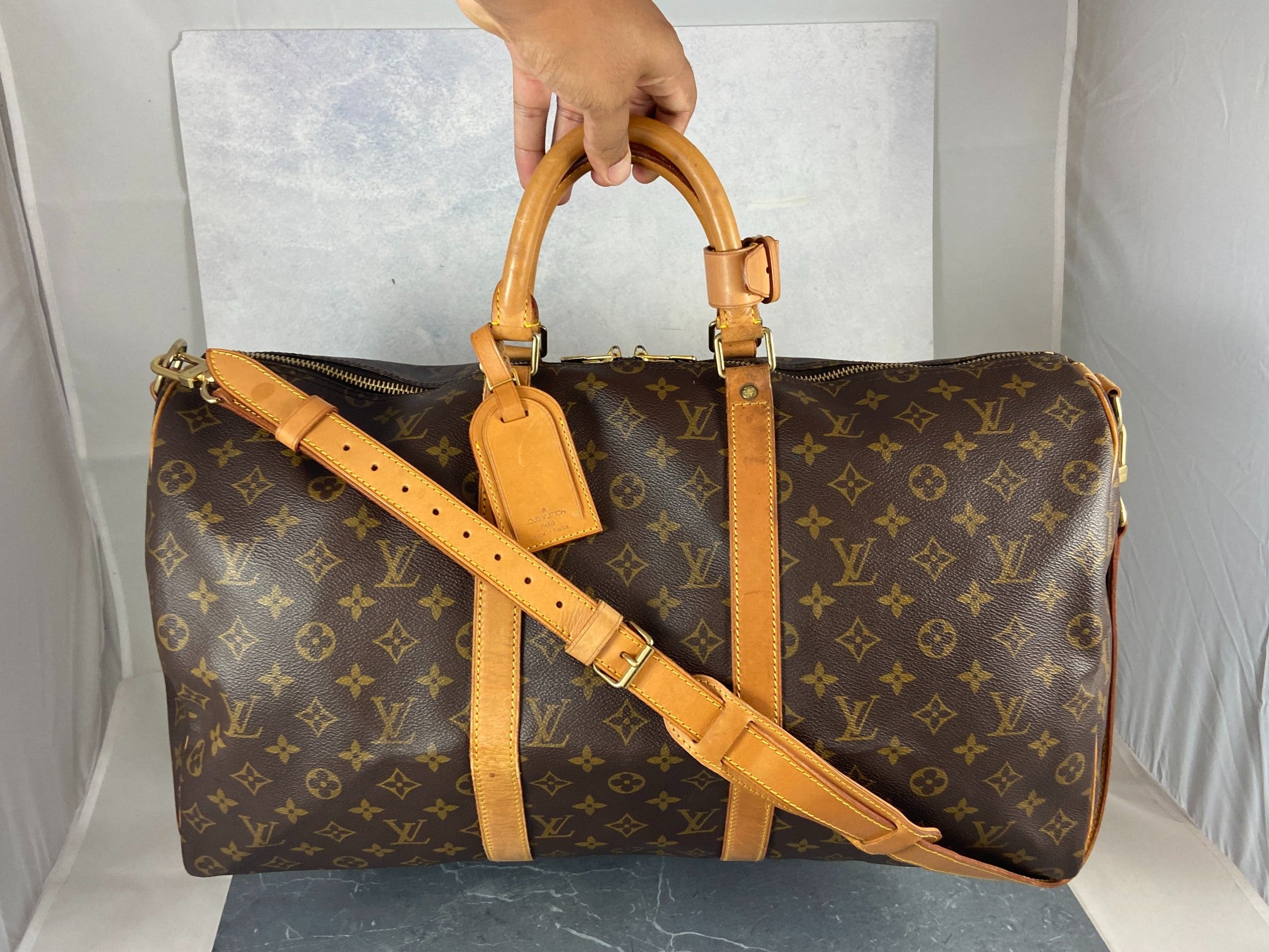 Louis Vuitton Keepall 50 Bandouliere Monogram Canvas