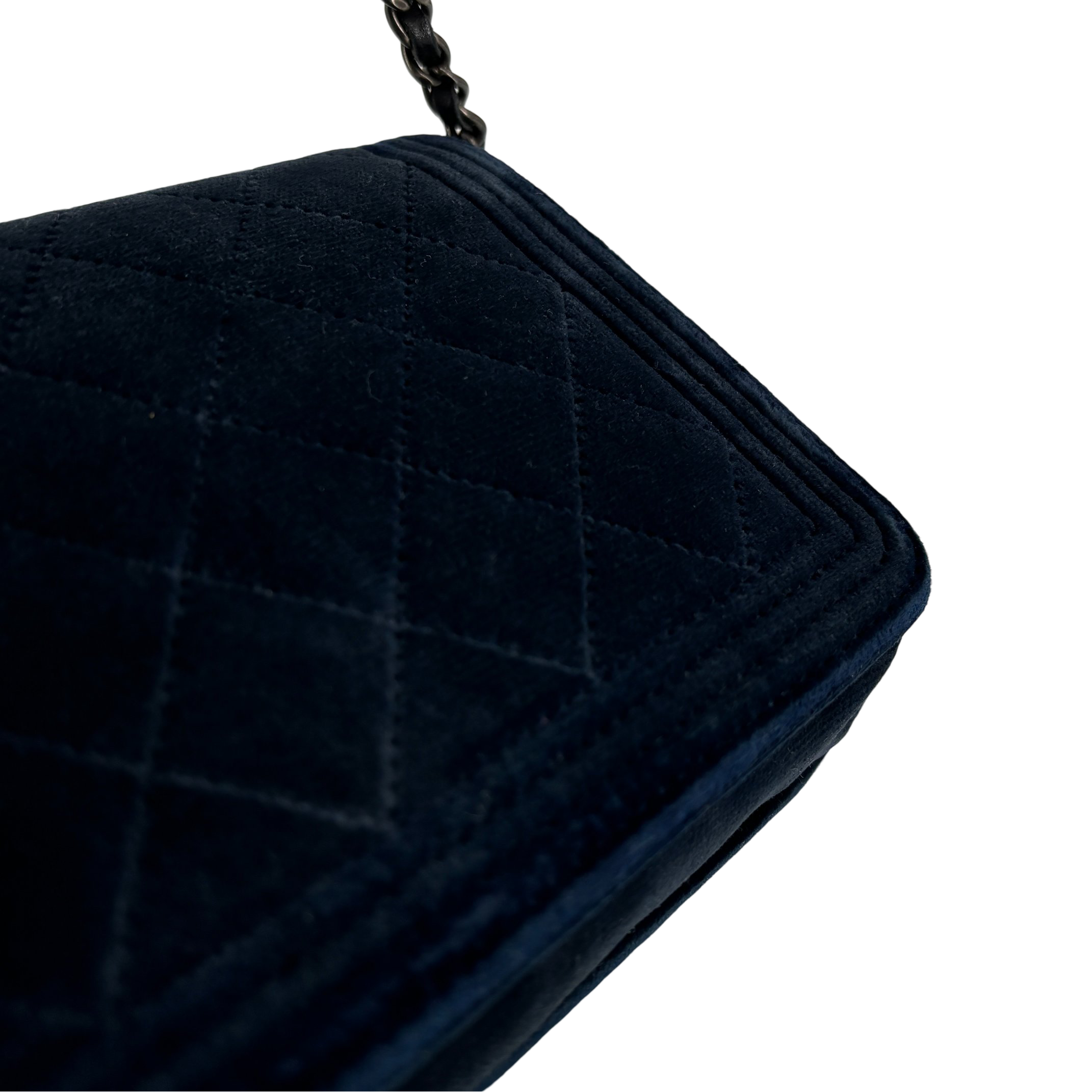 Chanel Boy Wallet on Chain Bag Navy