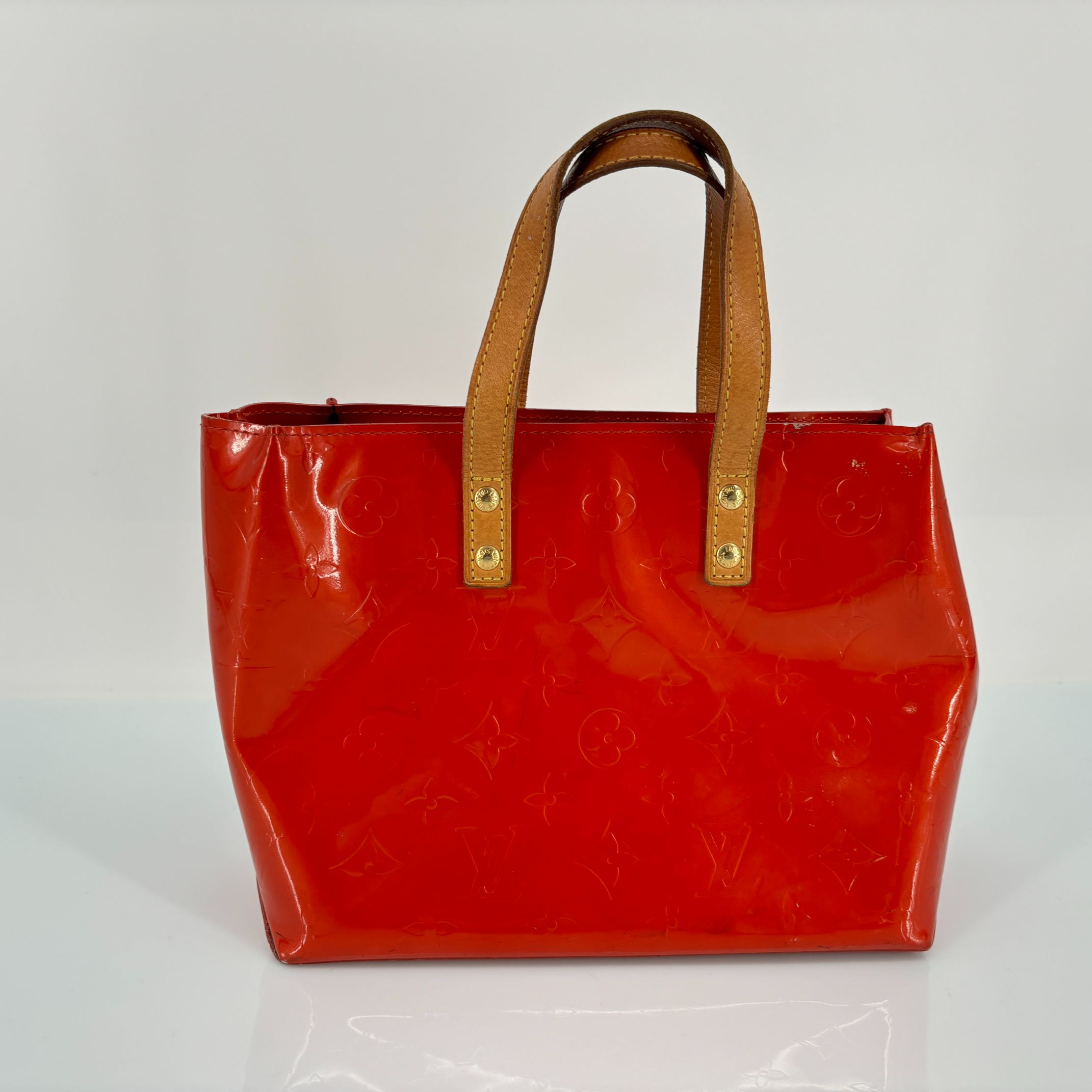 Louis Vuitton Reade PM Red Vernis Leather