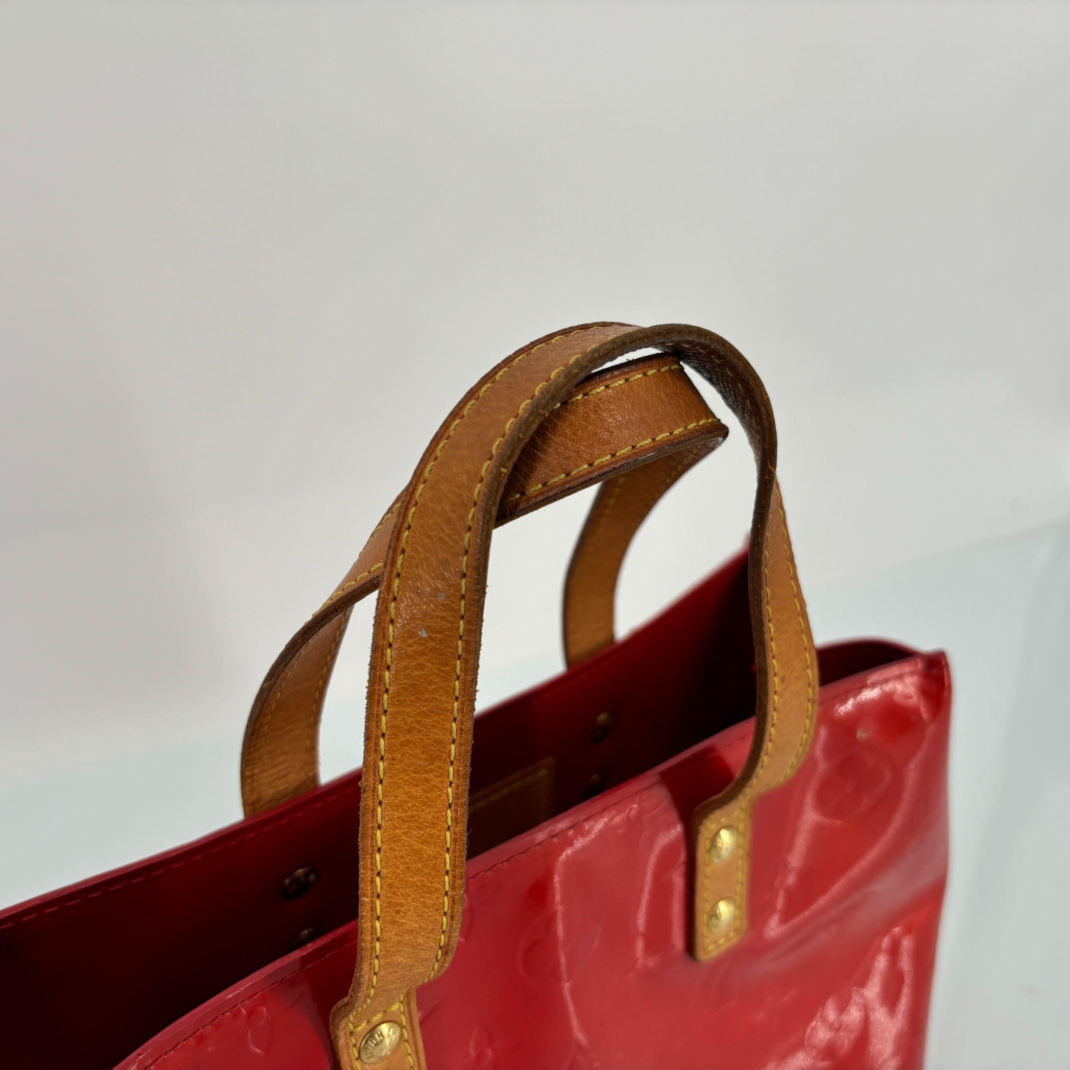 Louis Vuitton Reade PM Red Vernis Leather