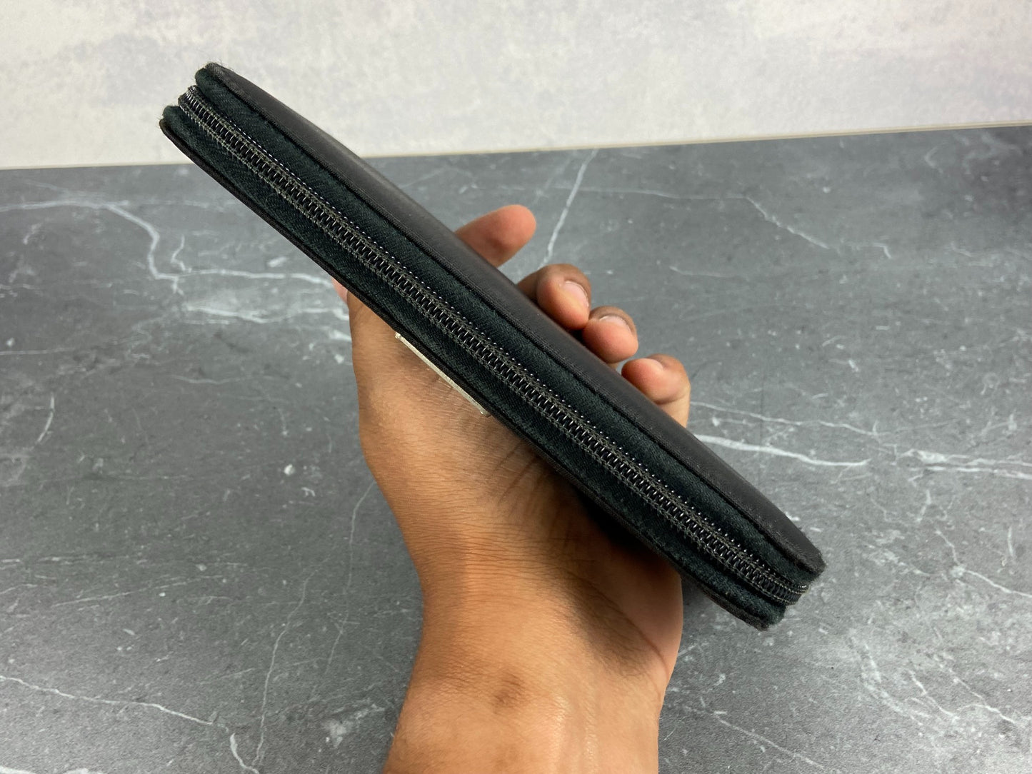 Prada Tessuto Nylon Zippy Wallet Black
