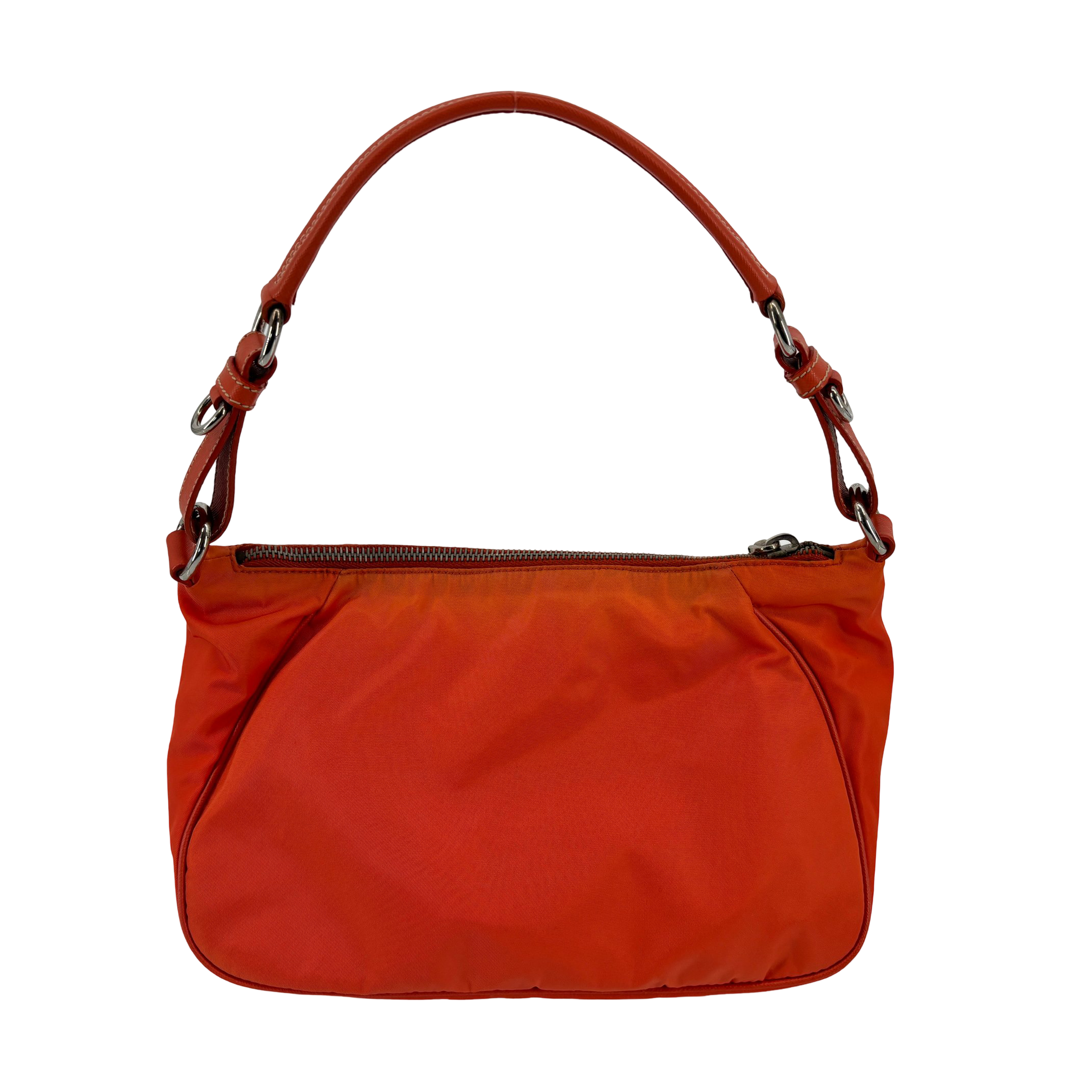 Prada Tessuto Hobo Bag / Pochette Orange