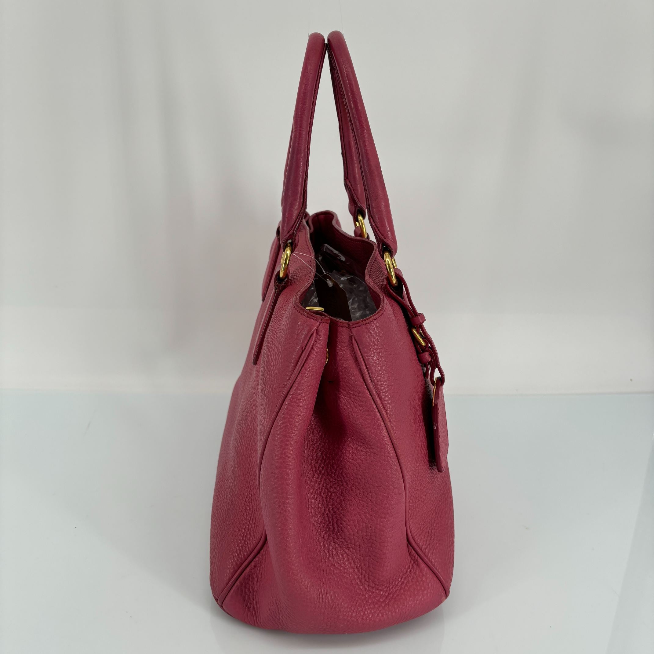 Prada Handbag Pink Vitello Daino Leather