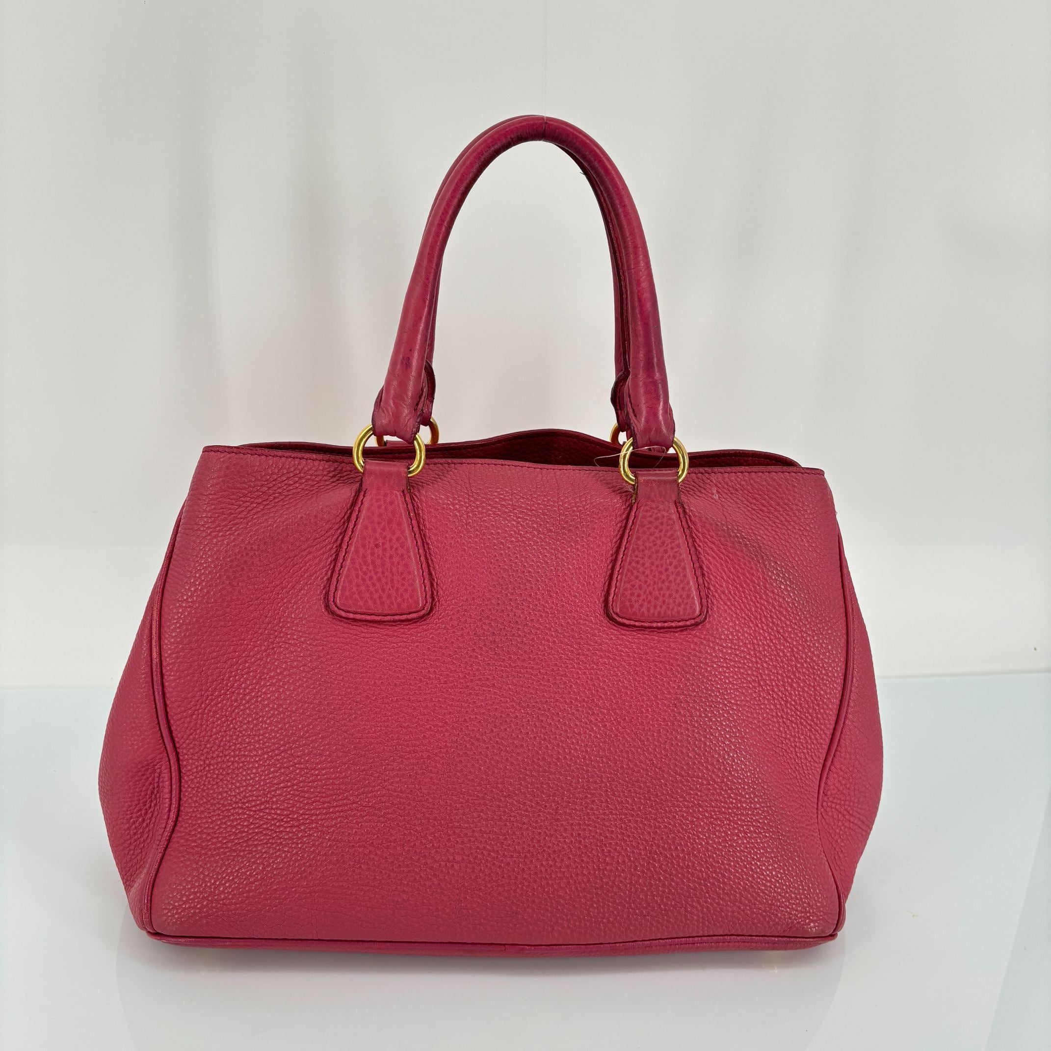 Prada Handbag Pink Vitello Daino Leather