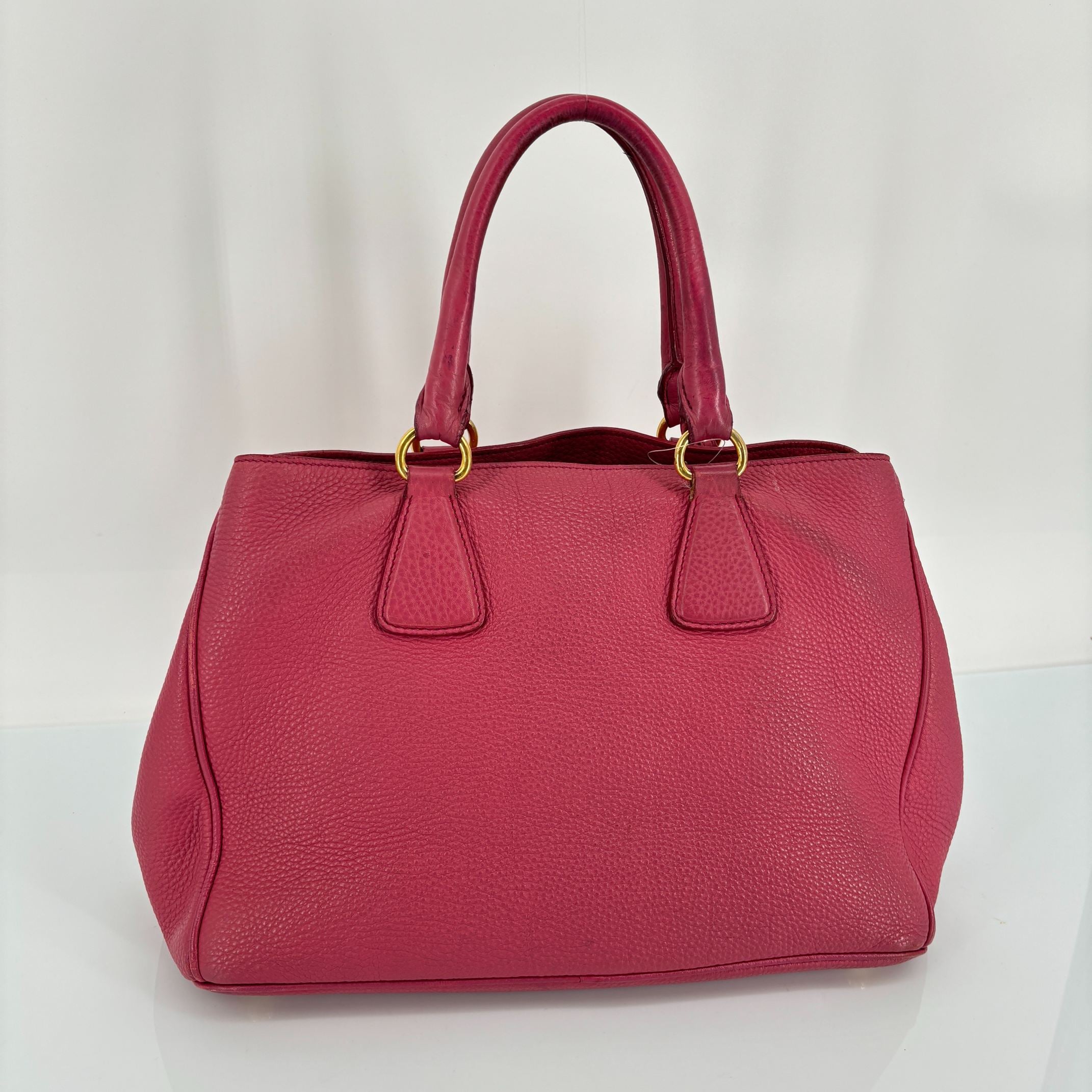 Prada Handbag Pink Vitello Daino Leather