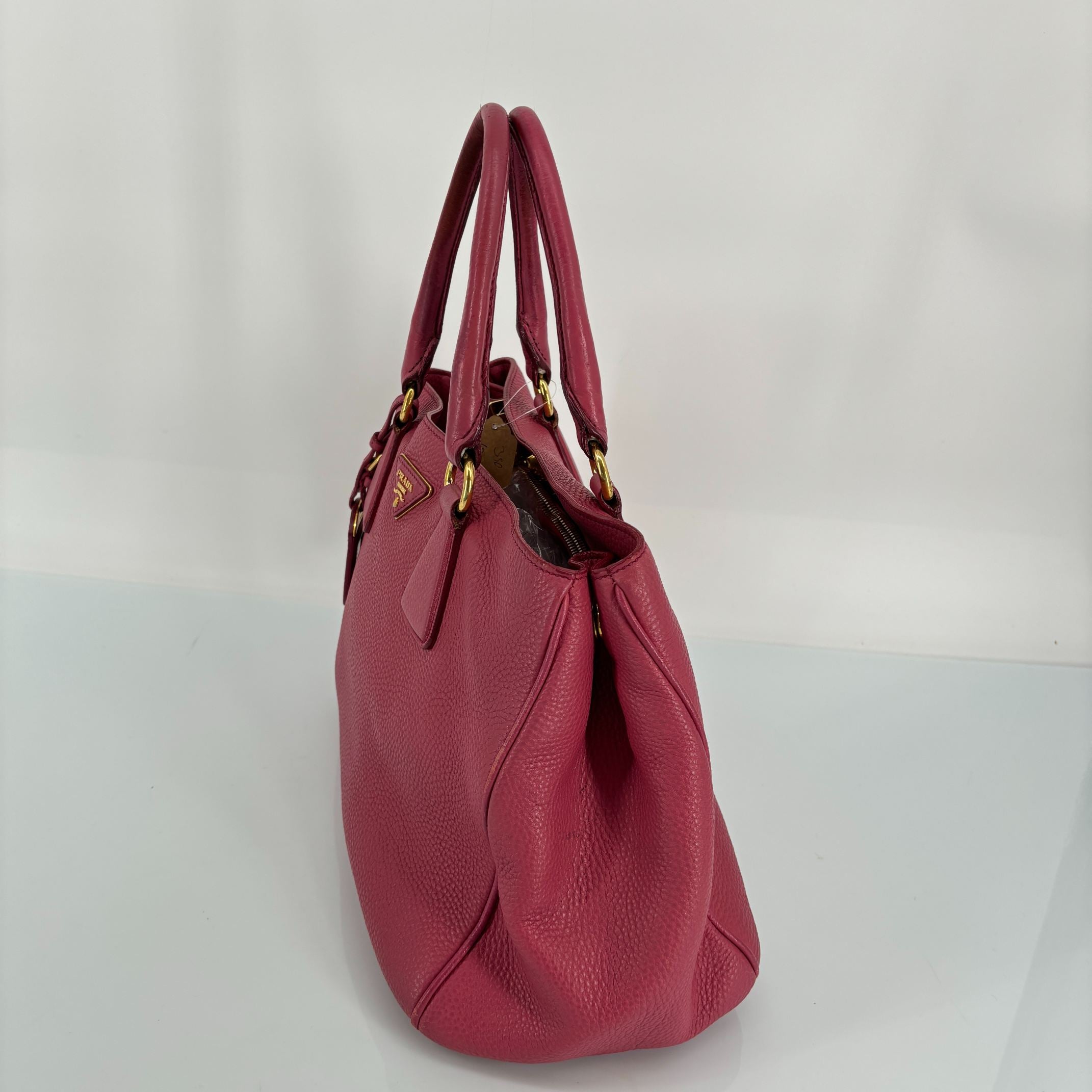 Prada Handbag Pink Vitello Daino Leather